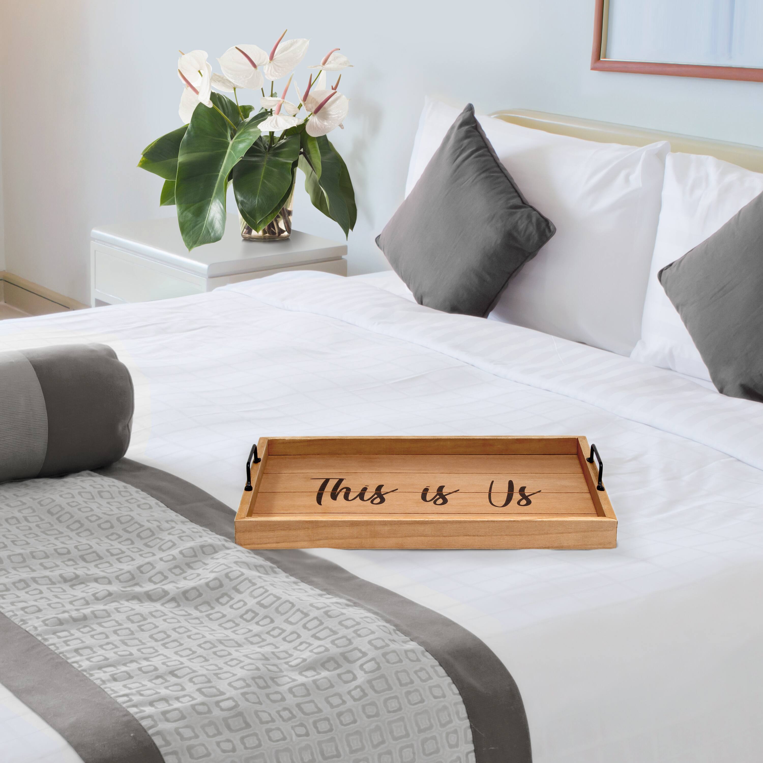 Elegant Designs&#x2122; 15.5&#x22; This is Us Serving Tray with Handles