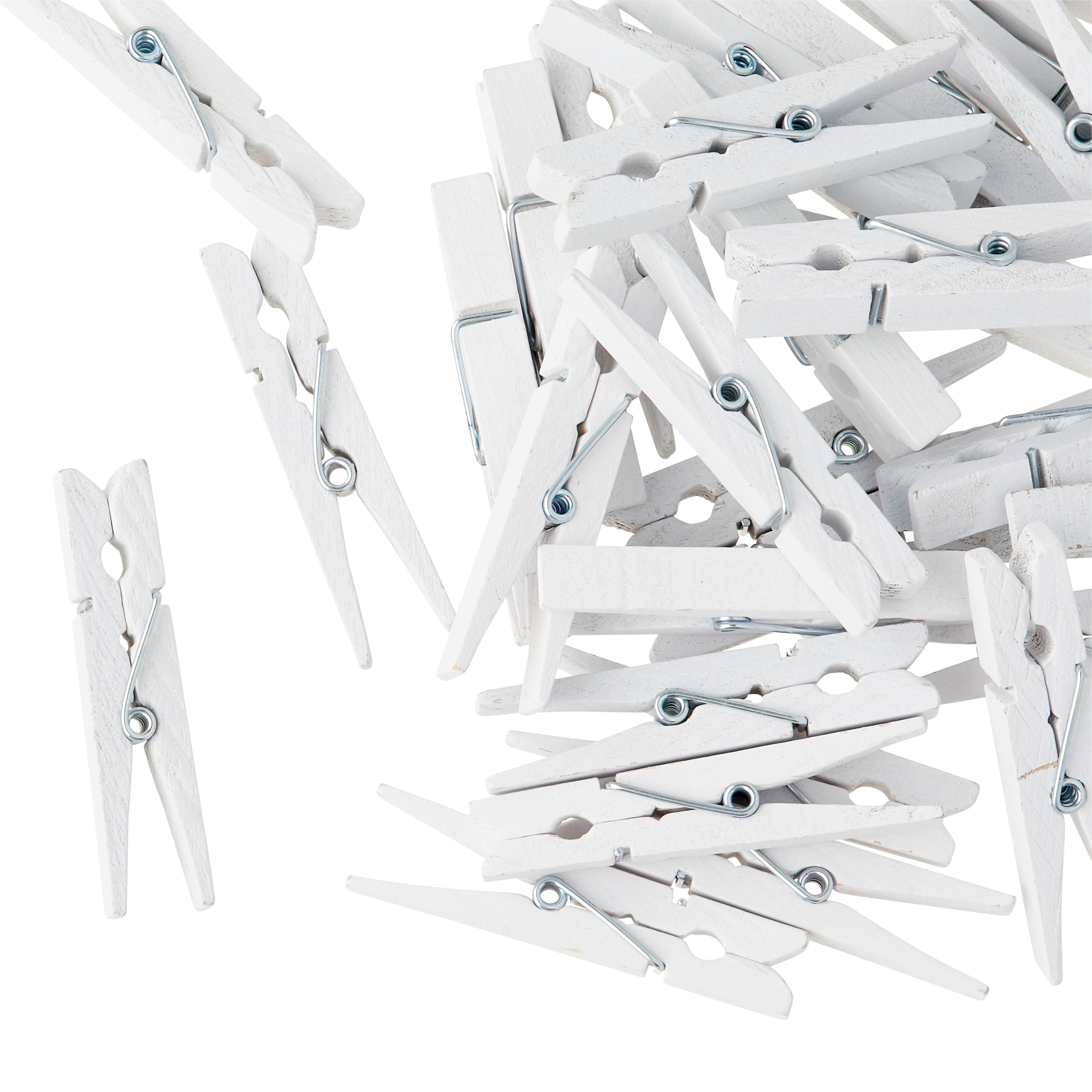 Medium Clothespin Embellishments by Recollections&#x2122;, White