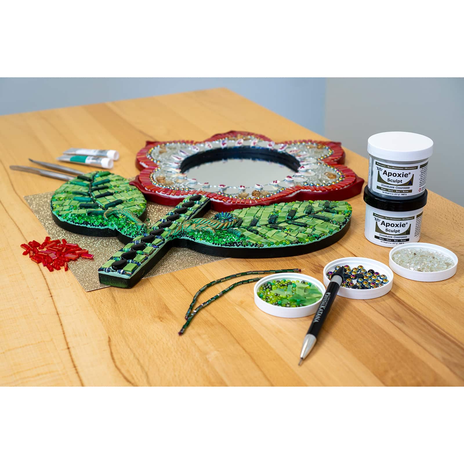 Aves® Apoxie® Sculpt Stained Glass Modeling Compound Kit