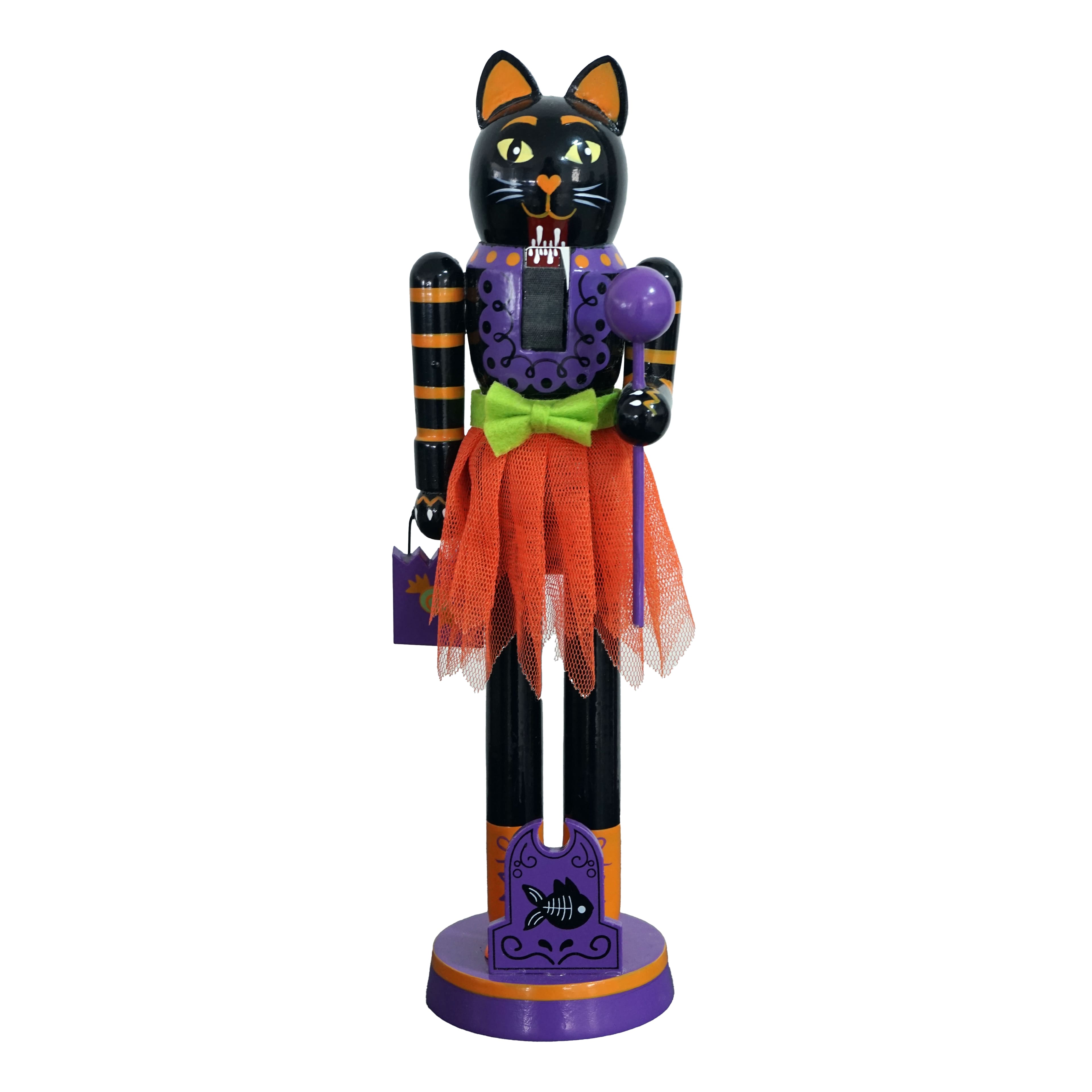 9.5&#x22; Black Cat Nutcracker by Ashland&#xAE;