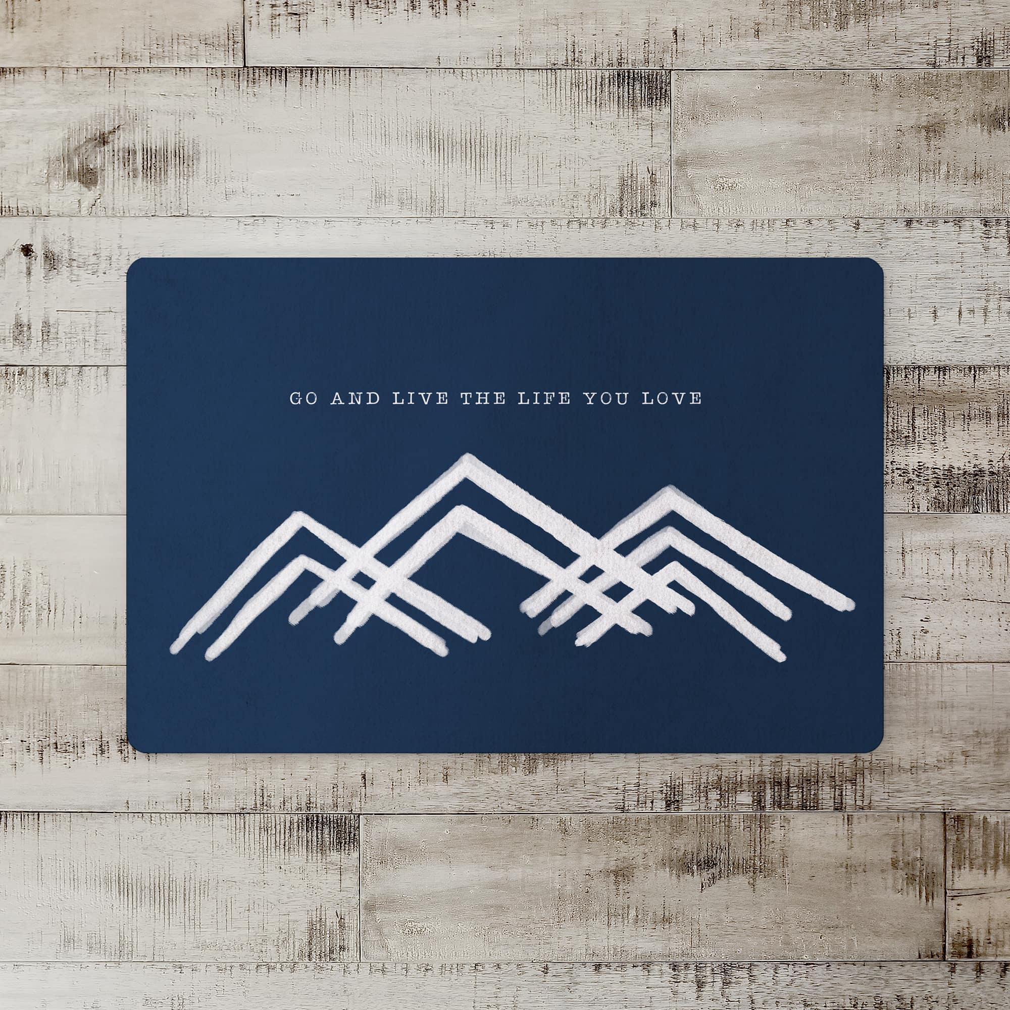 Mountain Life 27" x 18" Floor Mat