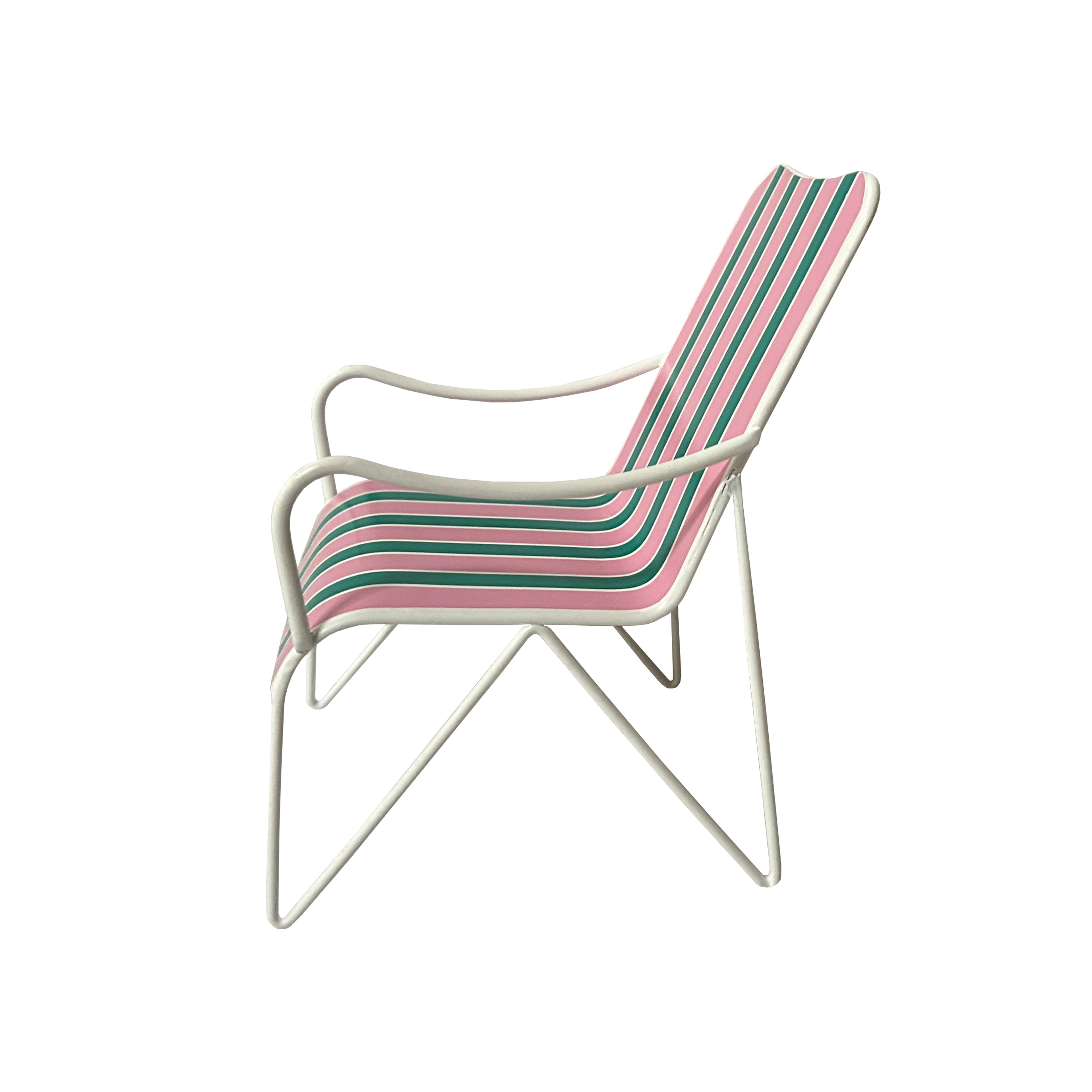 Assorted 6.75&#x22; Striped Metal Beach Chair Tabletop D&#xE9;cor, 1pc. by Ashland&#xAE;