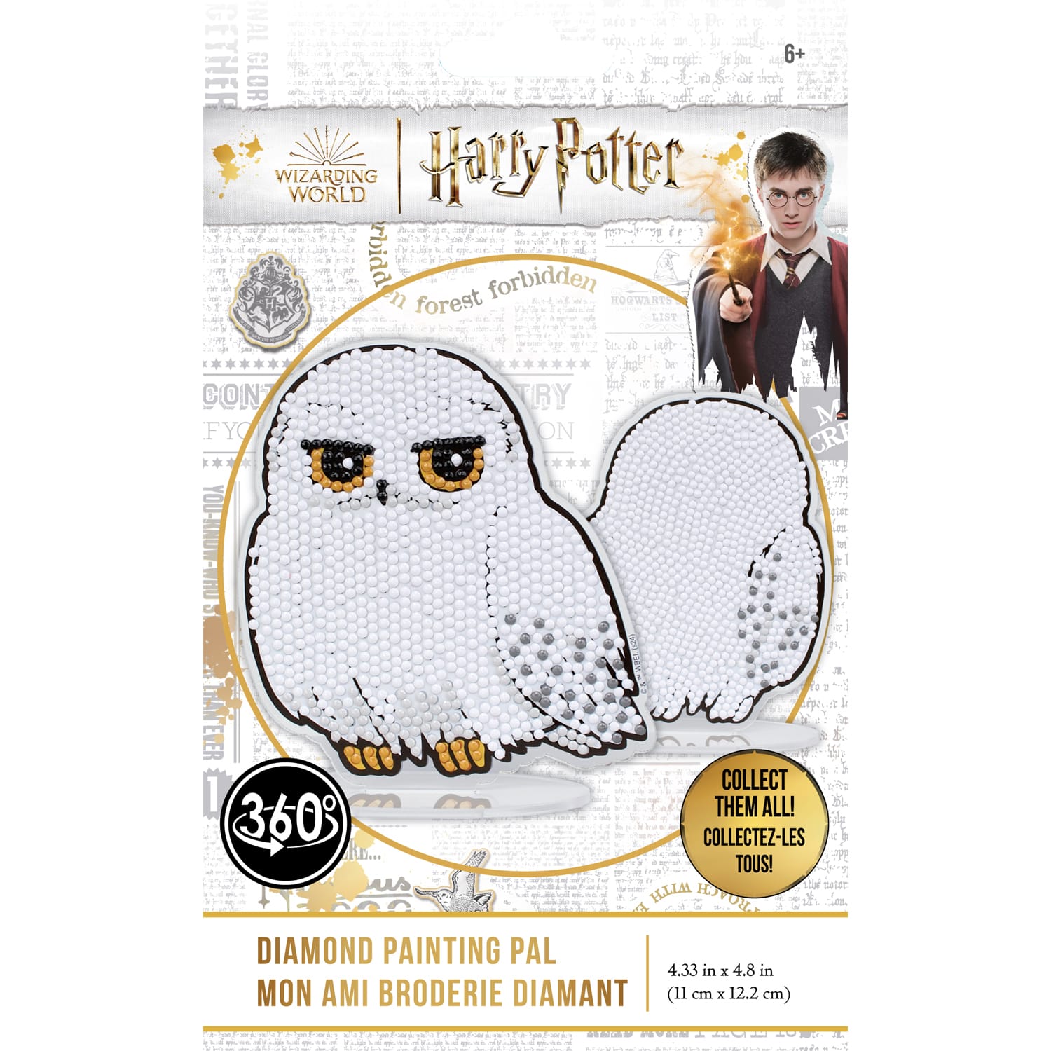 Camelot&#xAE; Dots Harry Potter&#x2122; Hedwig Diamond Painting Pal Kit