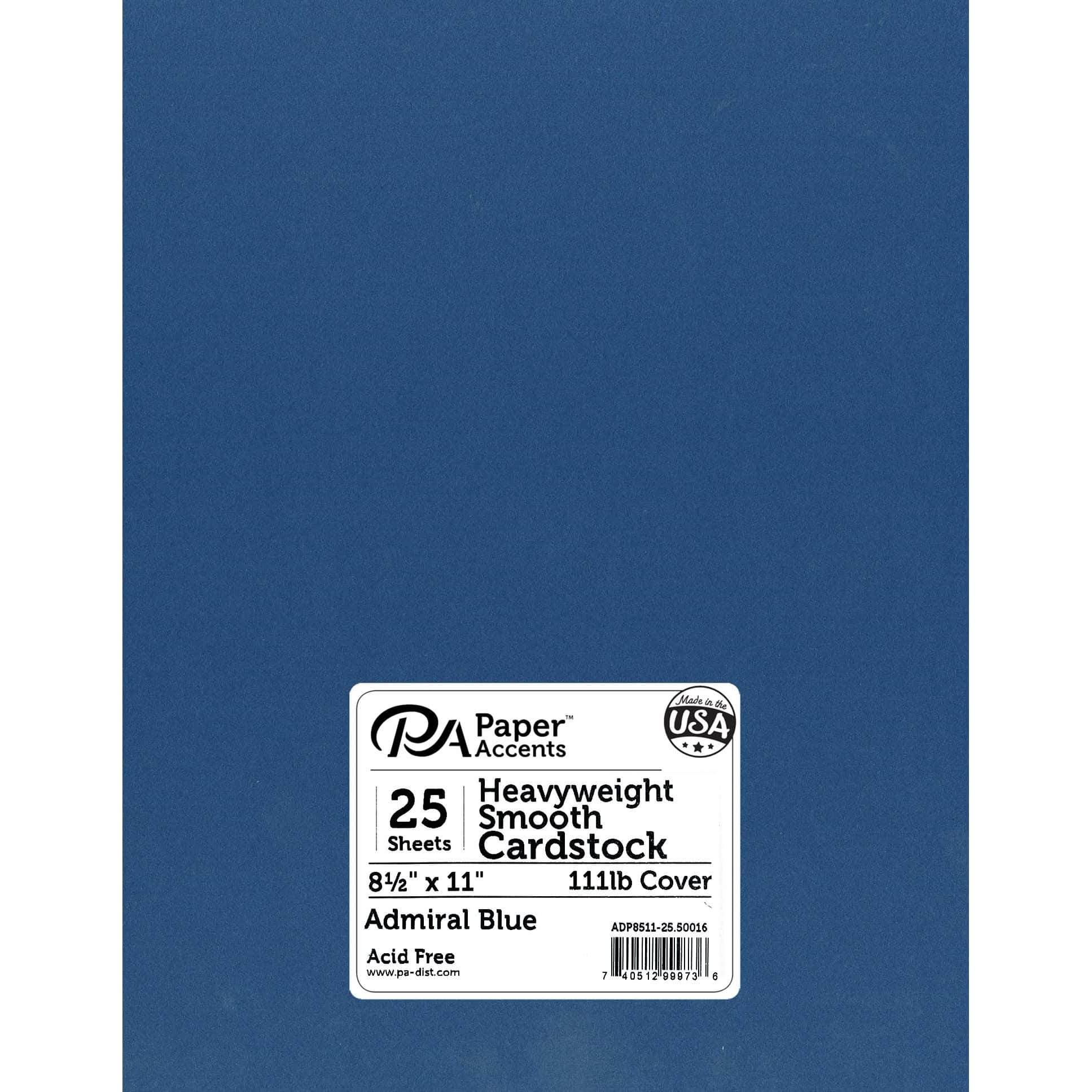 PA Paper Accents Heavyweight Smooth Cardstock 8.5 x 11 Ultra