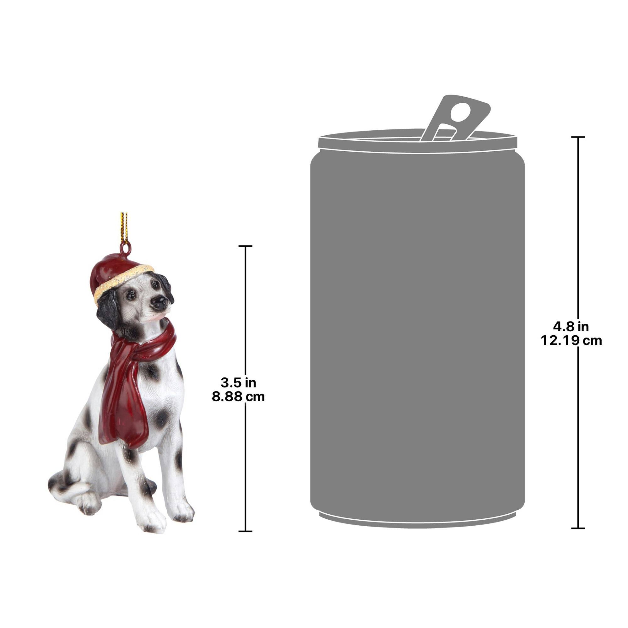 3.5&#x22; Dalmatian Holiday Dog Ornament