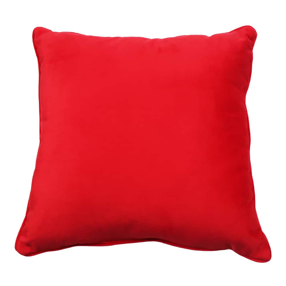 16&#x22; x 16&#x22; Red Velvet Bow Throw Pillow by Ashland&#xAE;