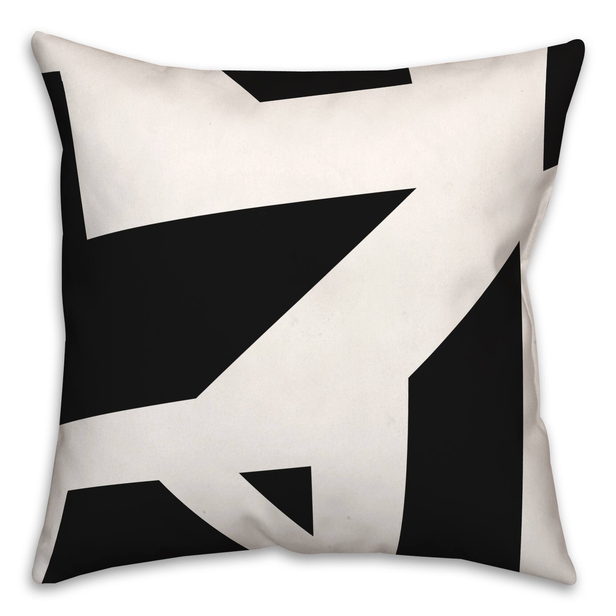 18" x 18" Geometric Blocks Versatile Throw Pillow