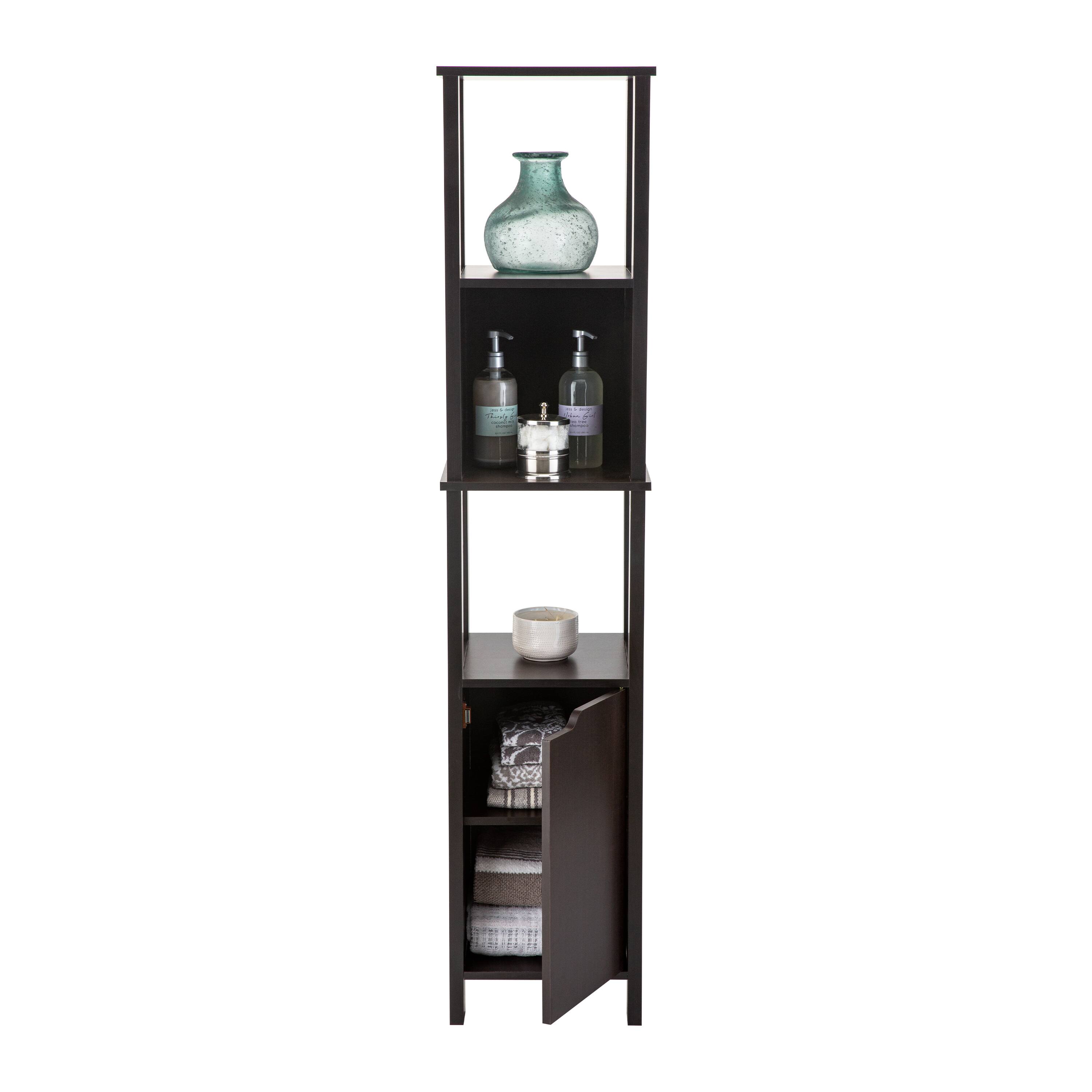 Organize It All 67&#x22; Espresso 5-Shelf Ambassador High Cabinet