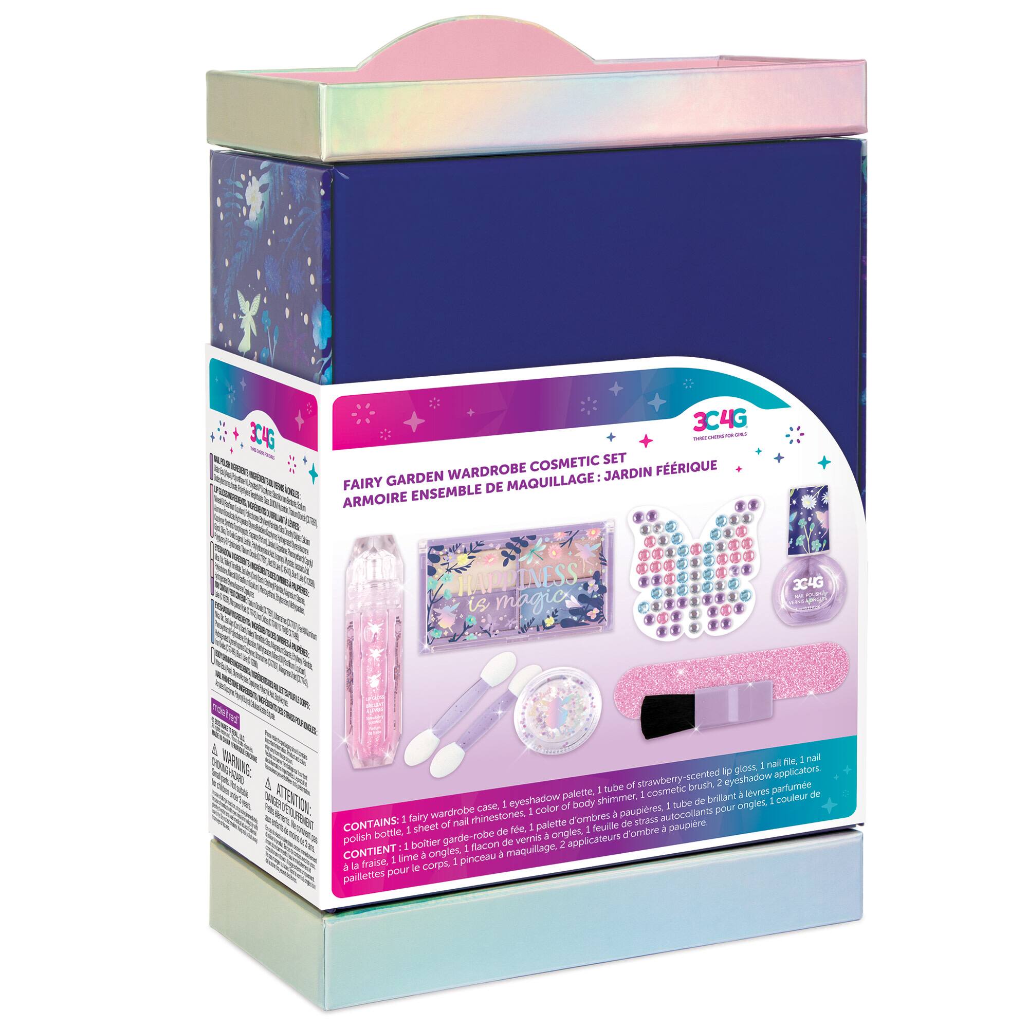 Make It Real™ 3C4G® Fairy Garden Wardrobe Cosmetic Set