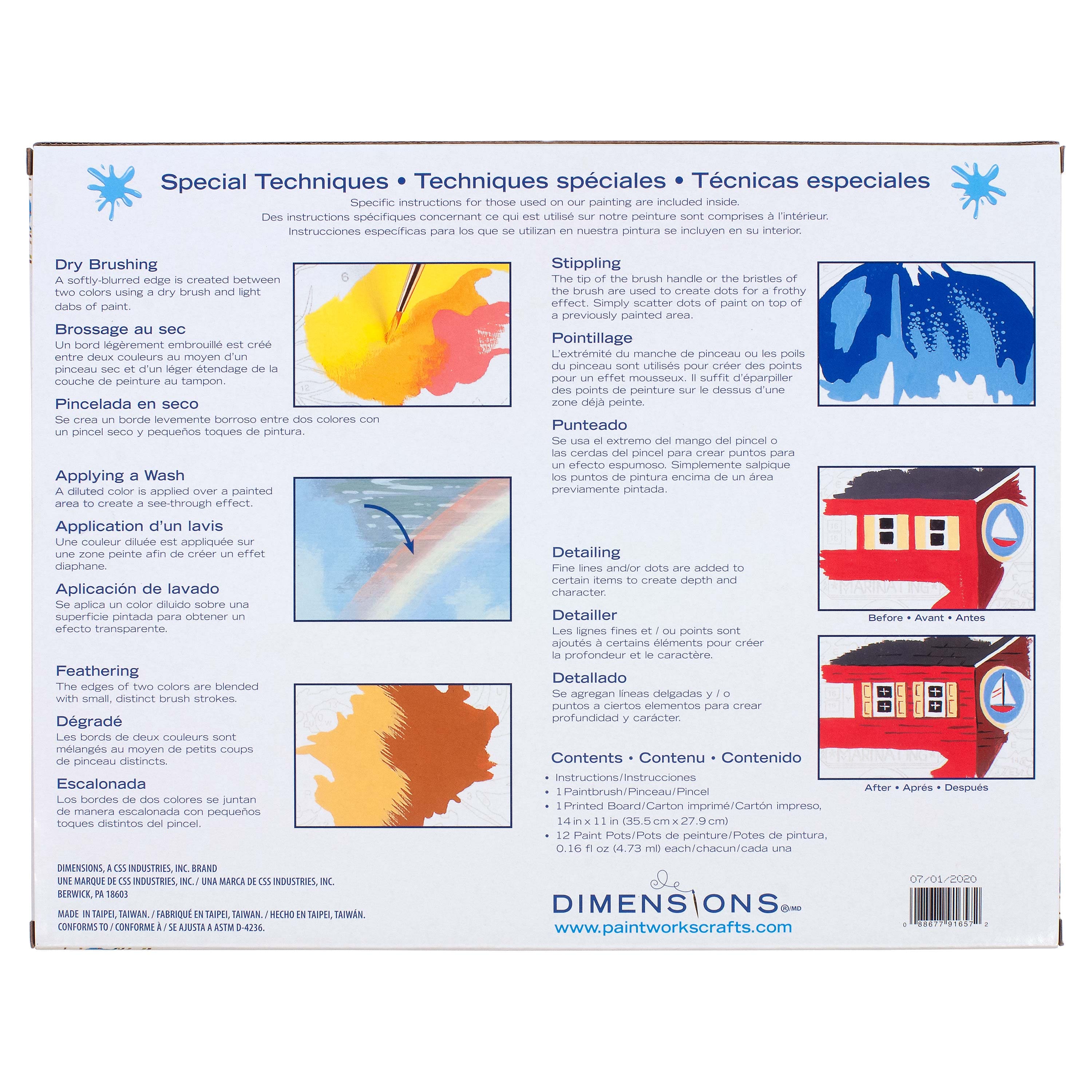 Dimensions&#xAE; PaintWorks&#x2122; Blue Poppies Paint-by-Number Kit