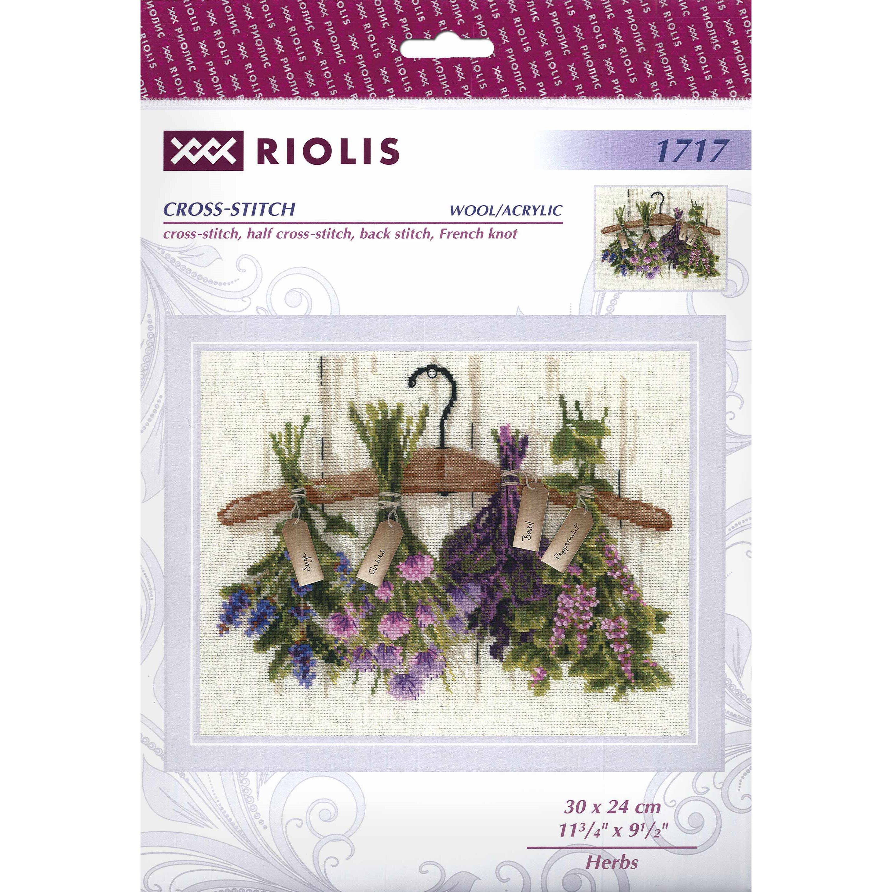 RIOLIS Herbs Cross Stitch Kit Michaels