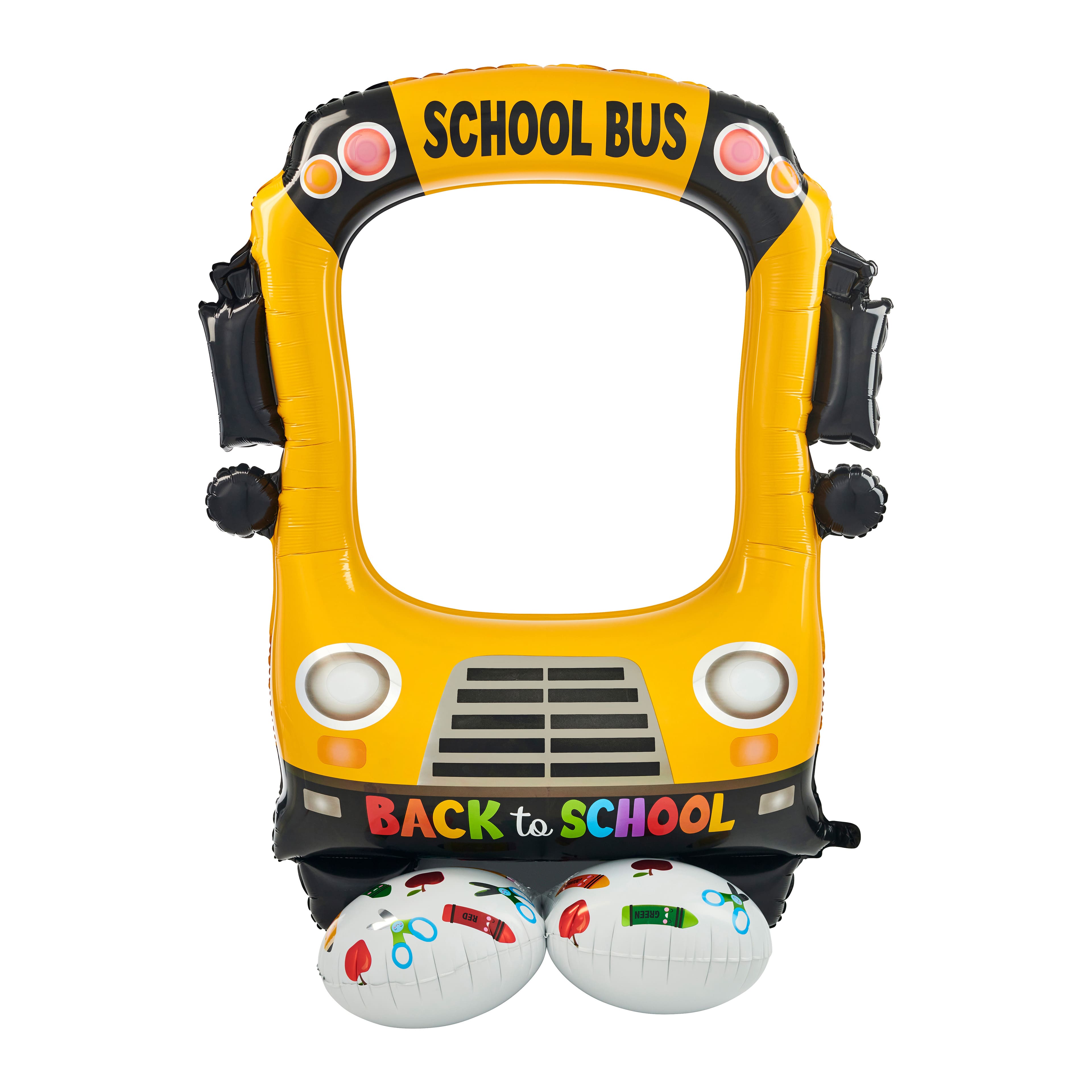 AirLoonz&#xAE; 56&#x22; School Bus Foil Balloon