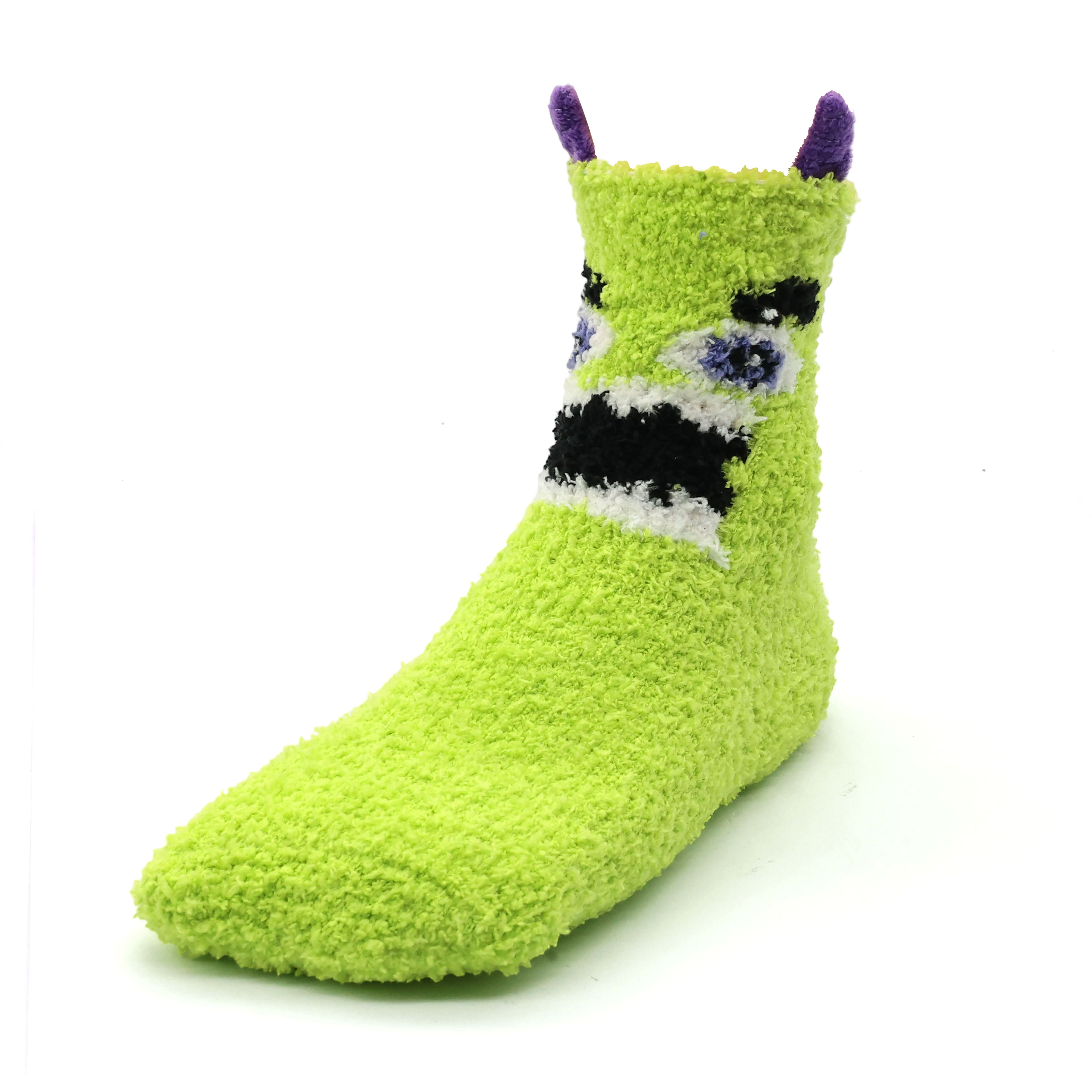 Green Monster Fuzzy Socks by Creatology&#x2122;