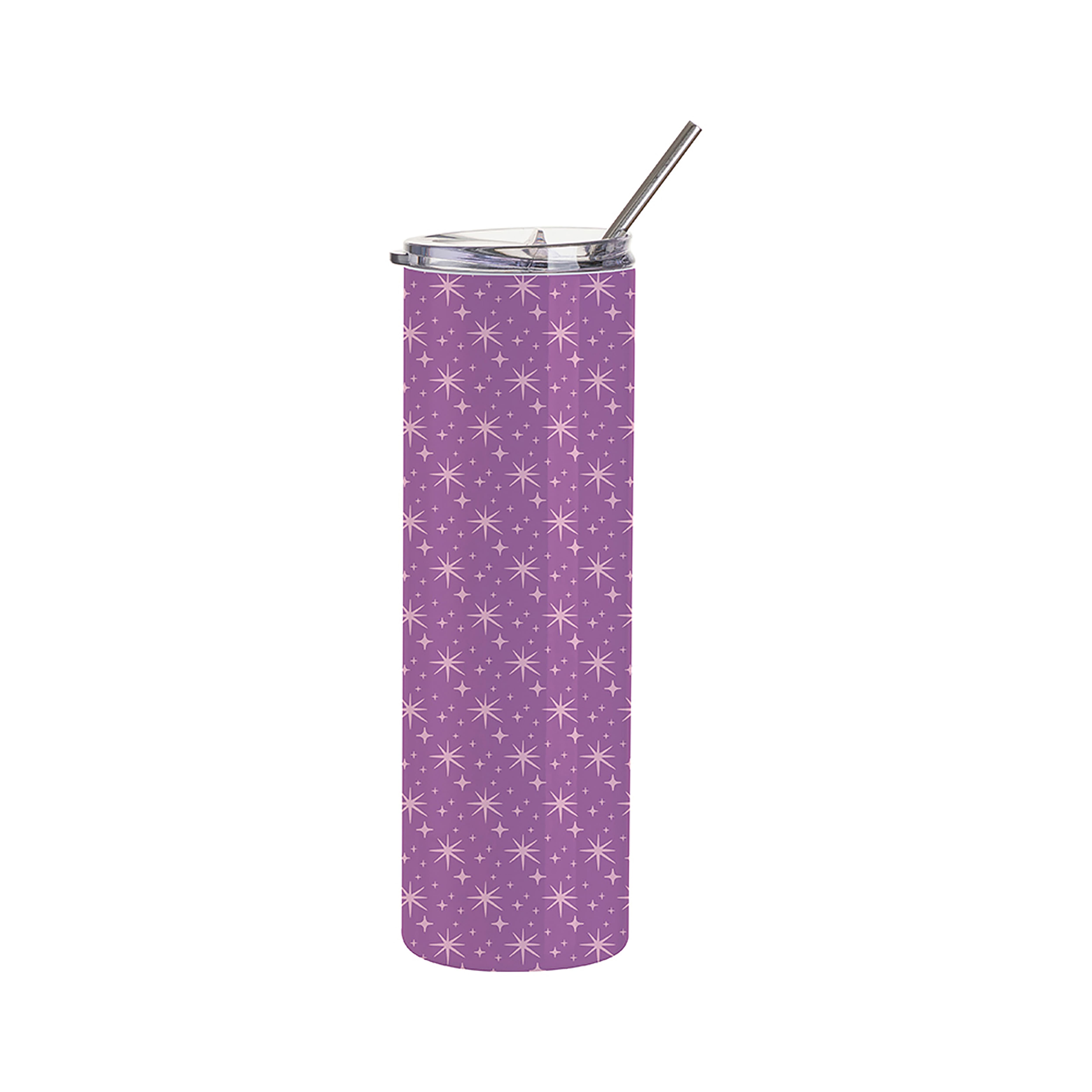 19oz. White Stainless Steel Tumbler with Straw by Celebrate It™, Michaels