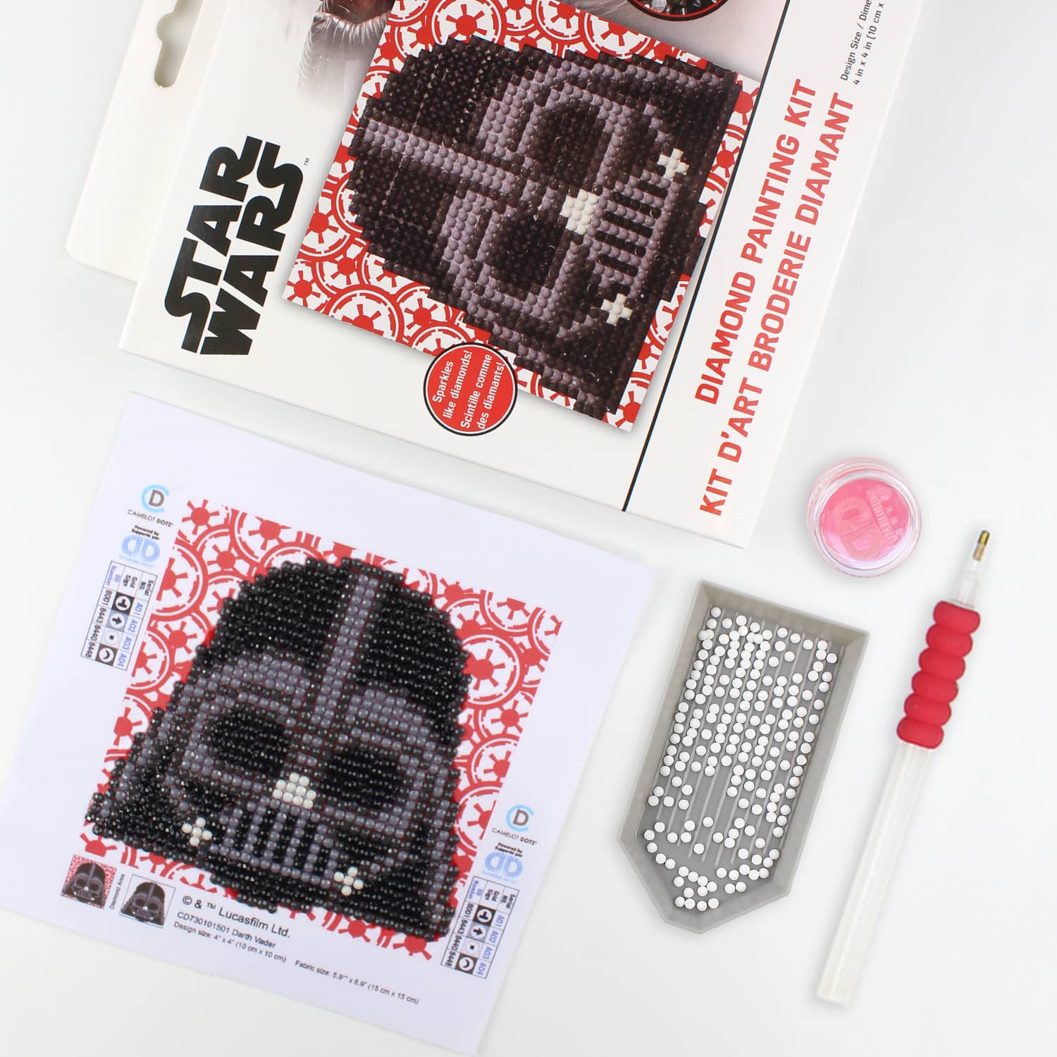 Camelot&#xAE; Dots Darth Vader Fun Diamond Painting Kit