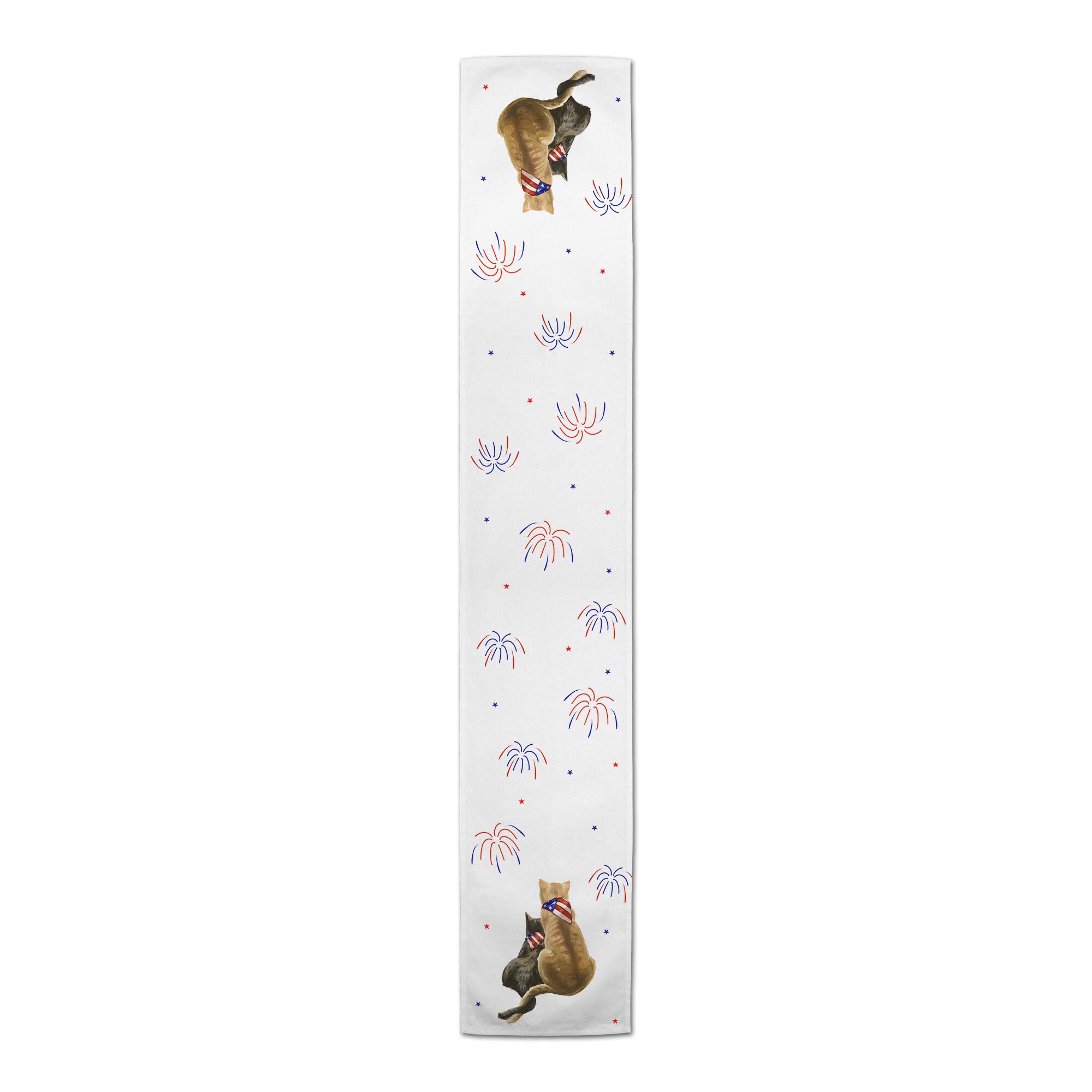 American Cats Poly Twill Table Runner
