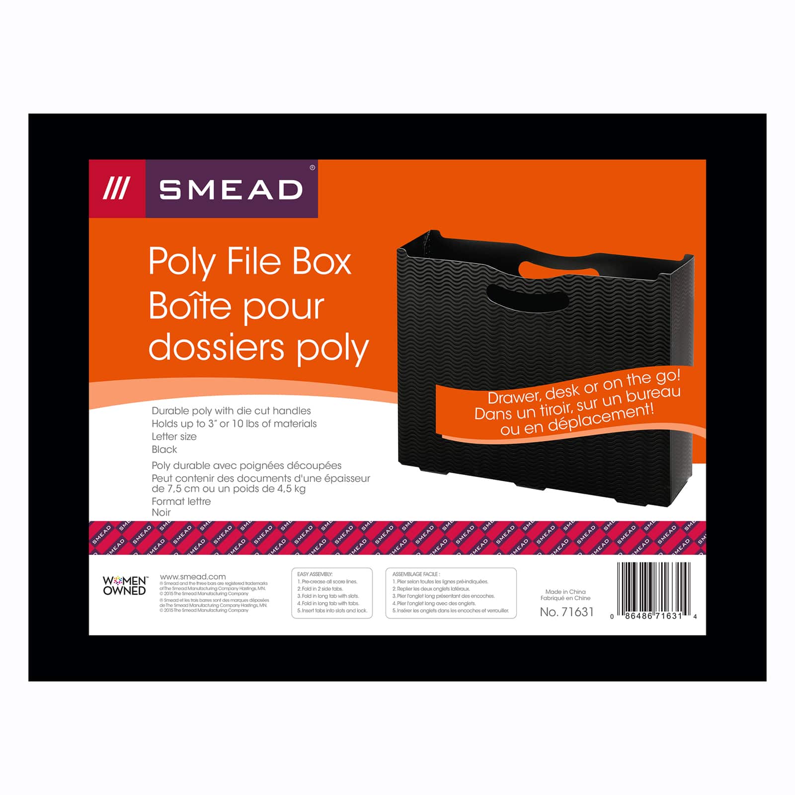 Smead&#xAE; Poly File Box, 2ct.