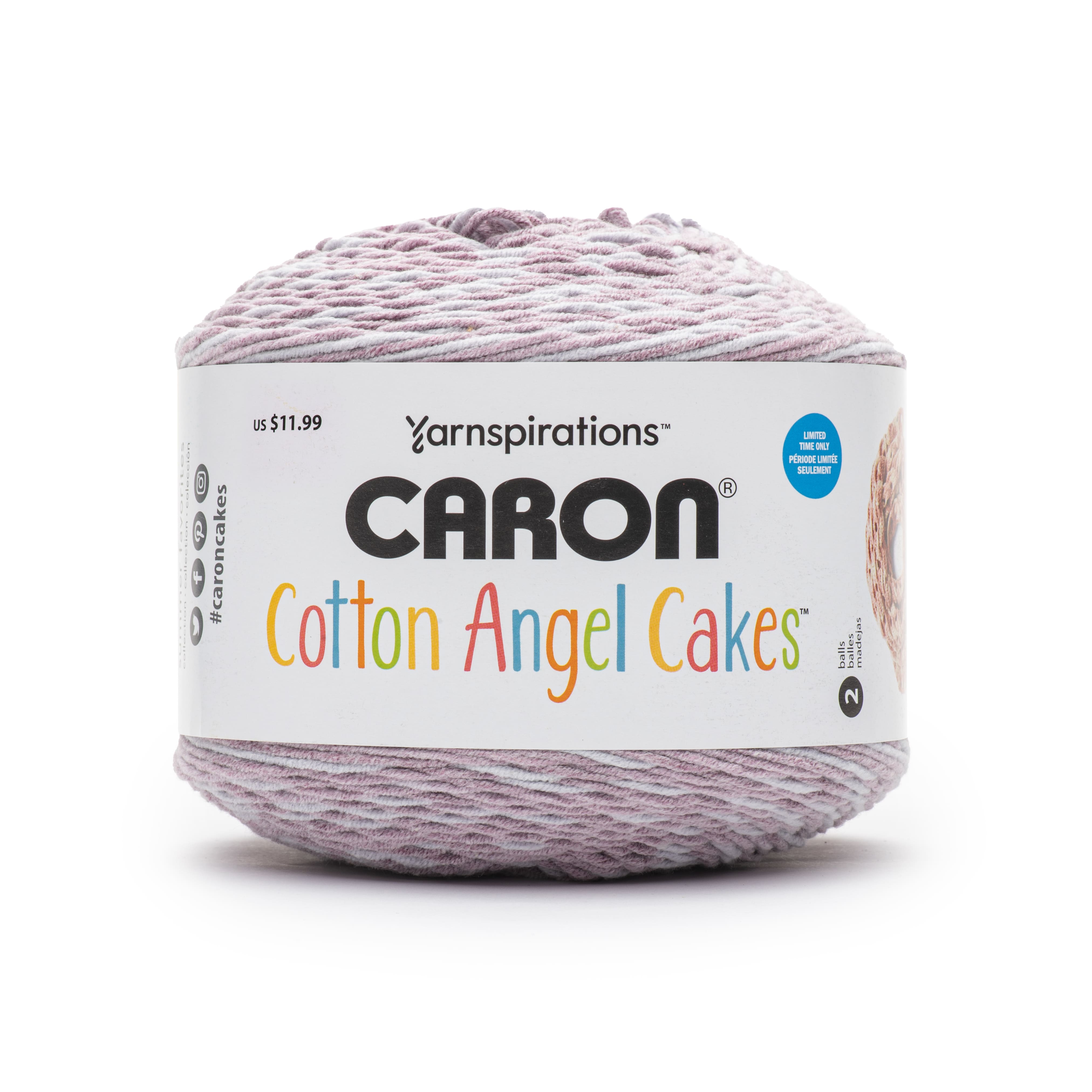 Caron® Cotton Angel Cakes™ Yarn