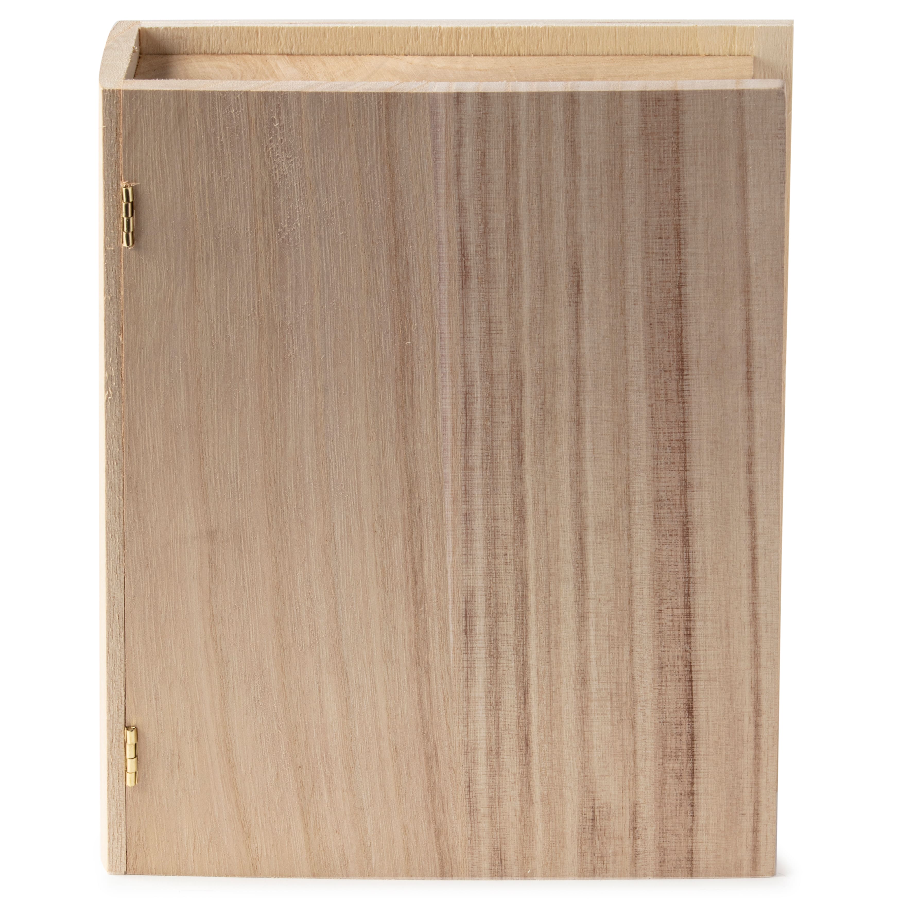 8 Pack: 9.5&#x22; Wood Book Box by Make Market&#xAE;