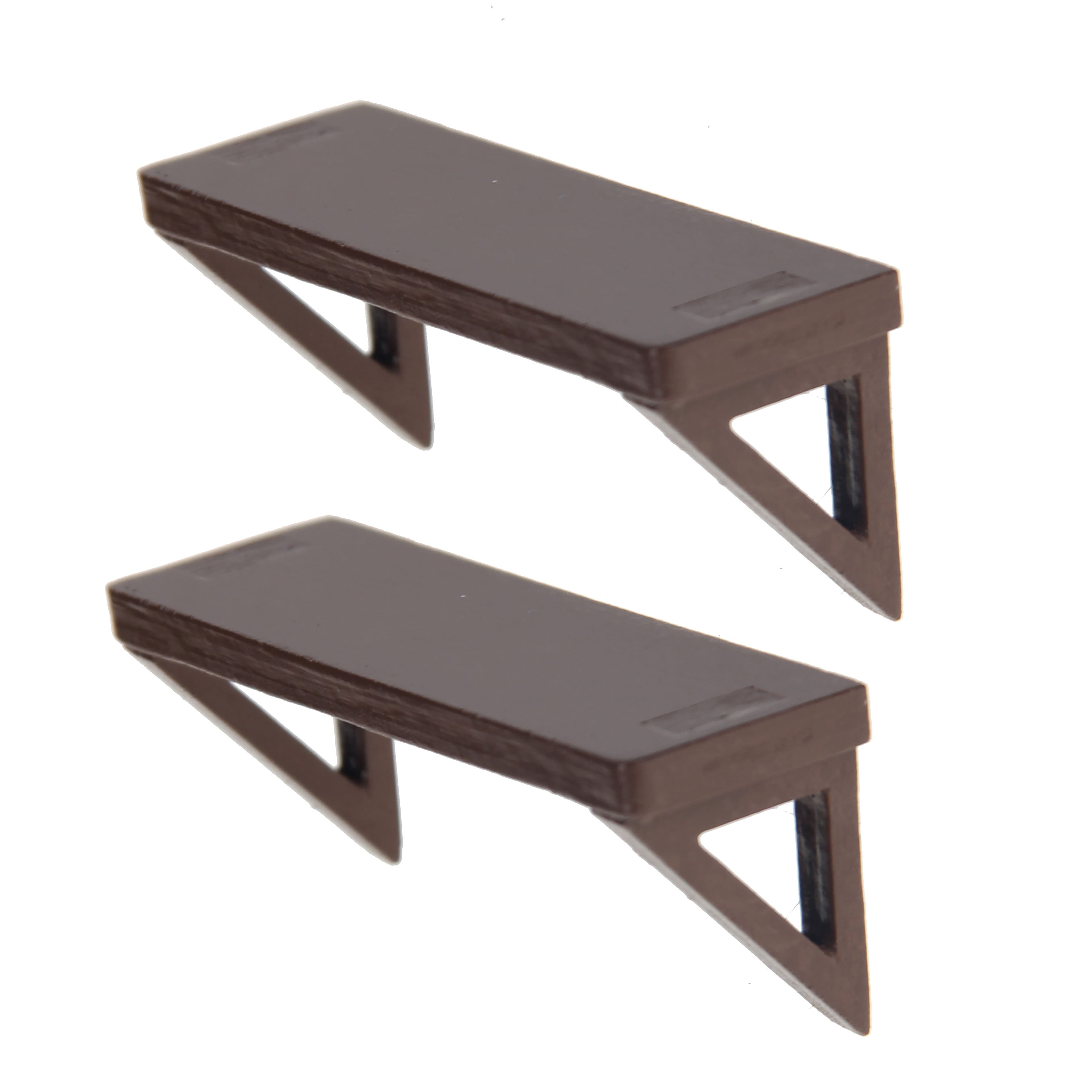 Mini Brown Wall Shelves, 2ct. by Make Market&#xAE;