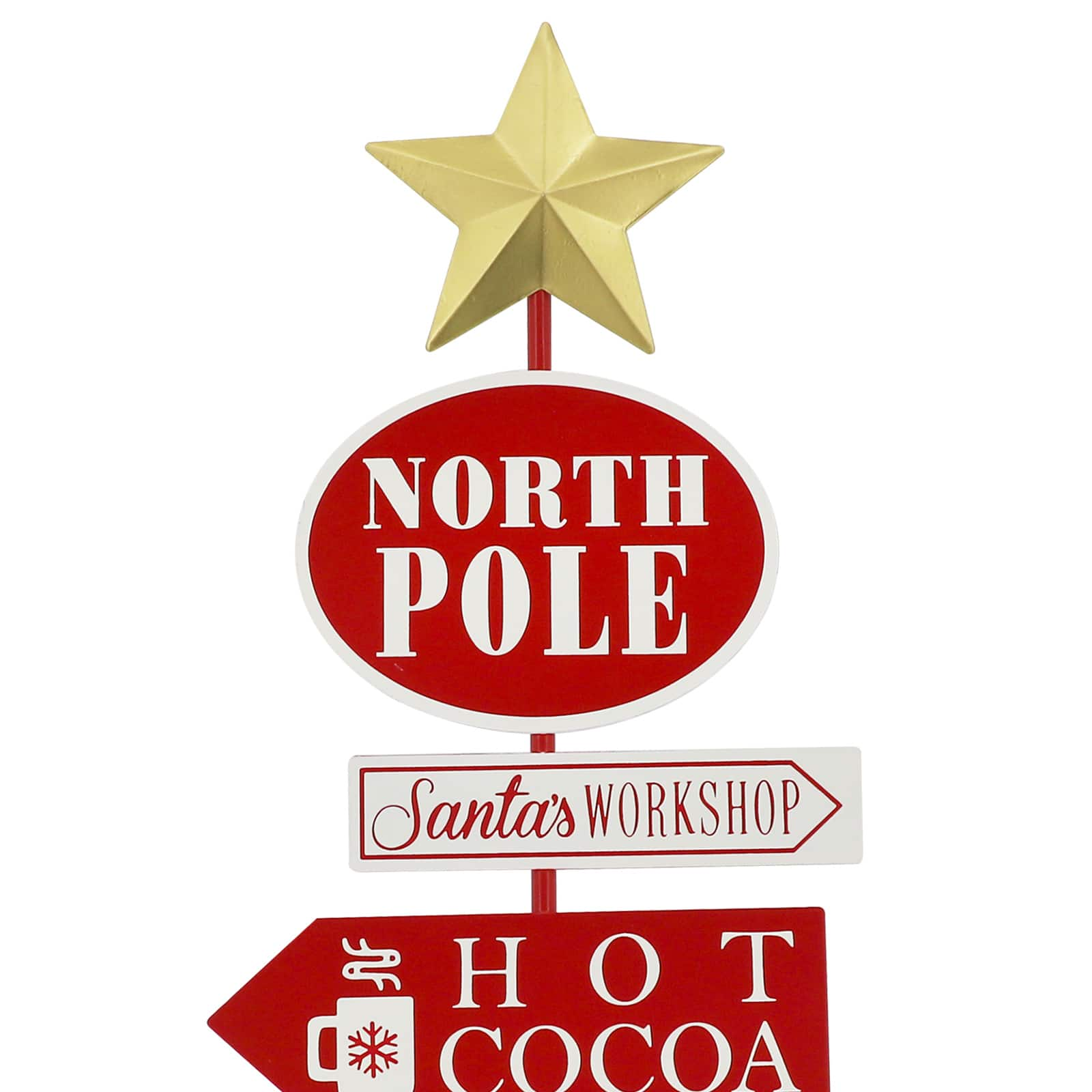 21&#x22; North Pole Directional Tabletop Sign by Ashland&#xAE;