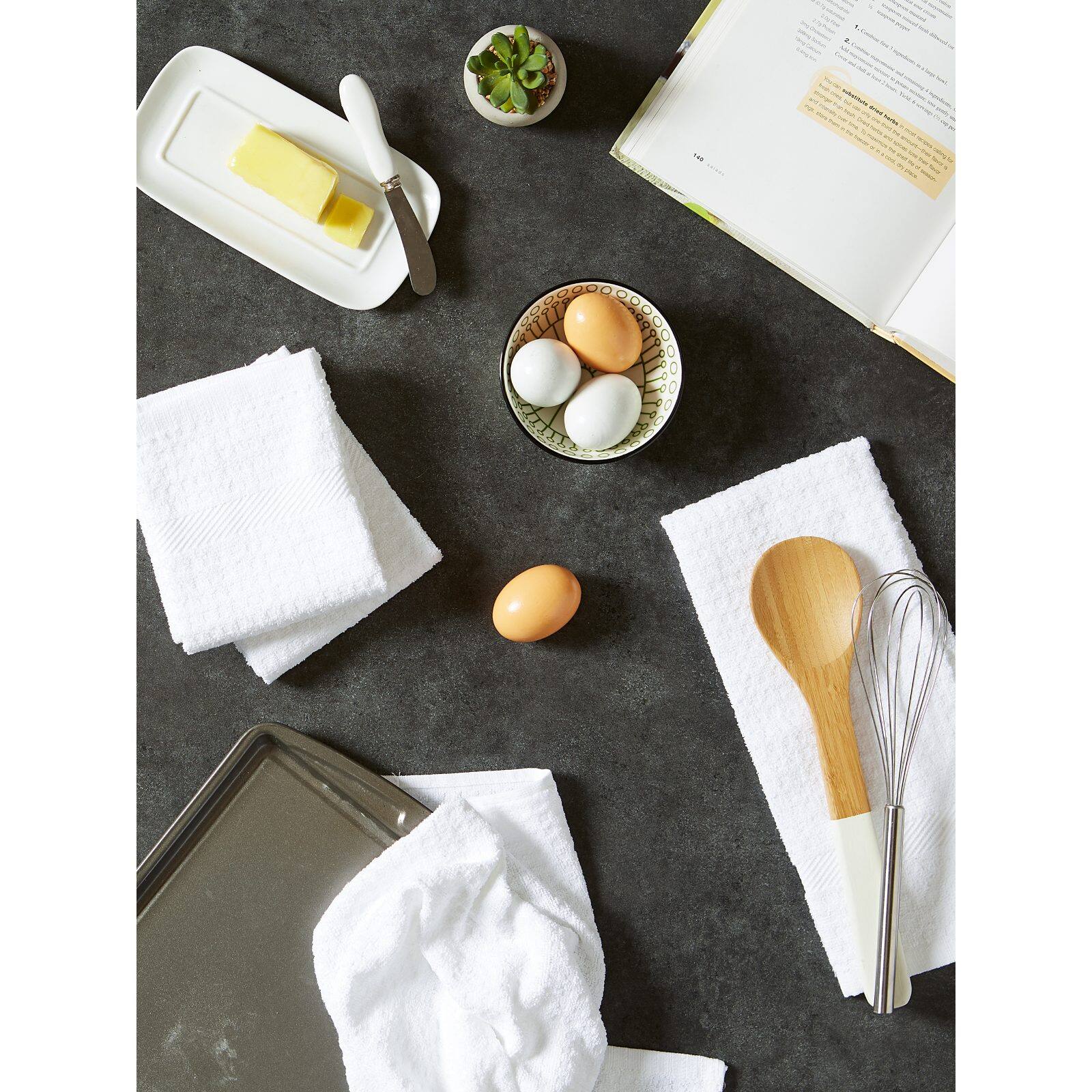 DII® Solid Waffle Terry Dishtowel