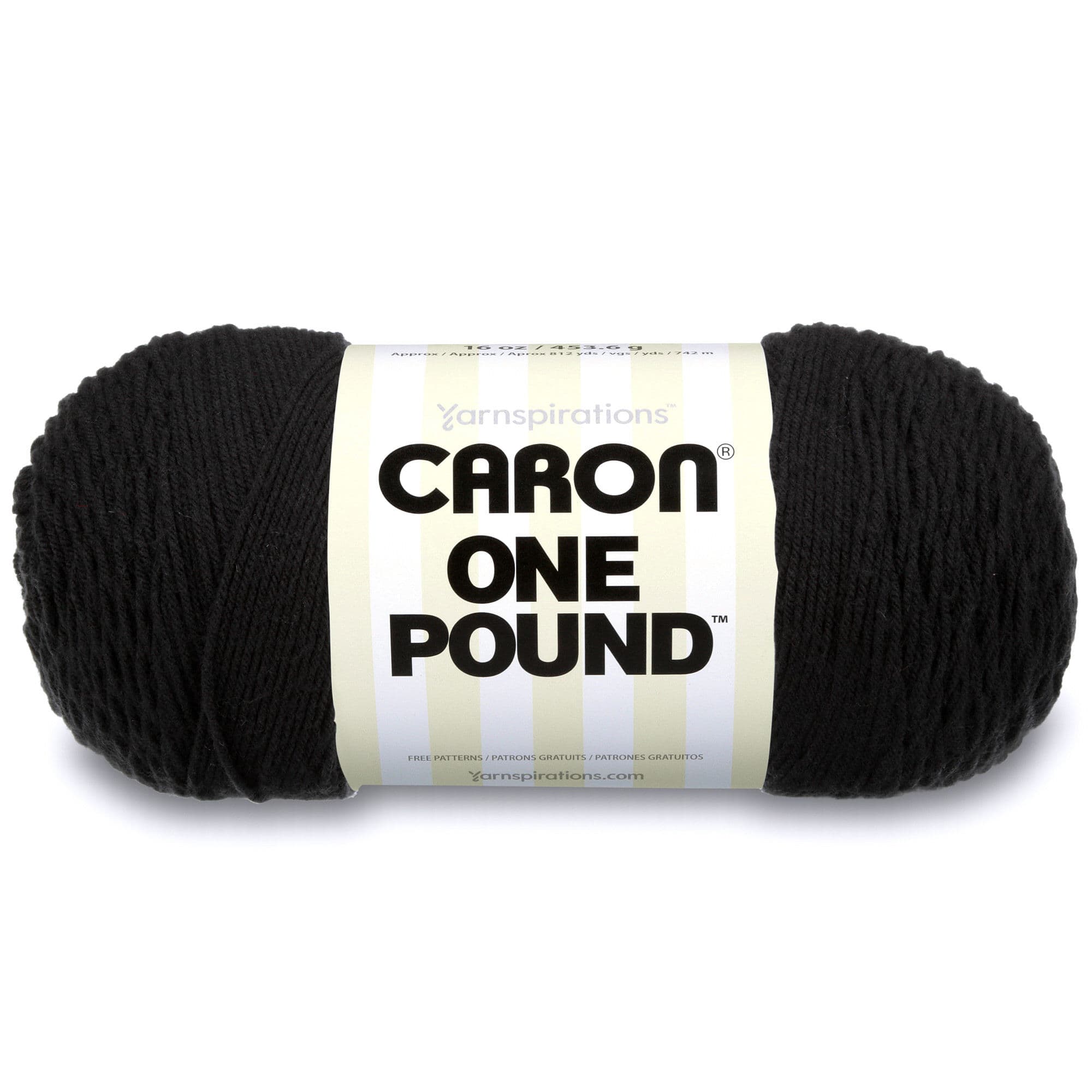 Caron One Pound Yarn in Black | 16 oz - 10299751 - Yarn Buy the Caron One Pound Yarn at Michaels. Machine  sku 10299751
