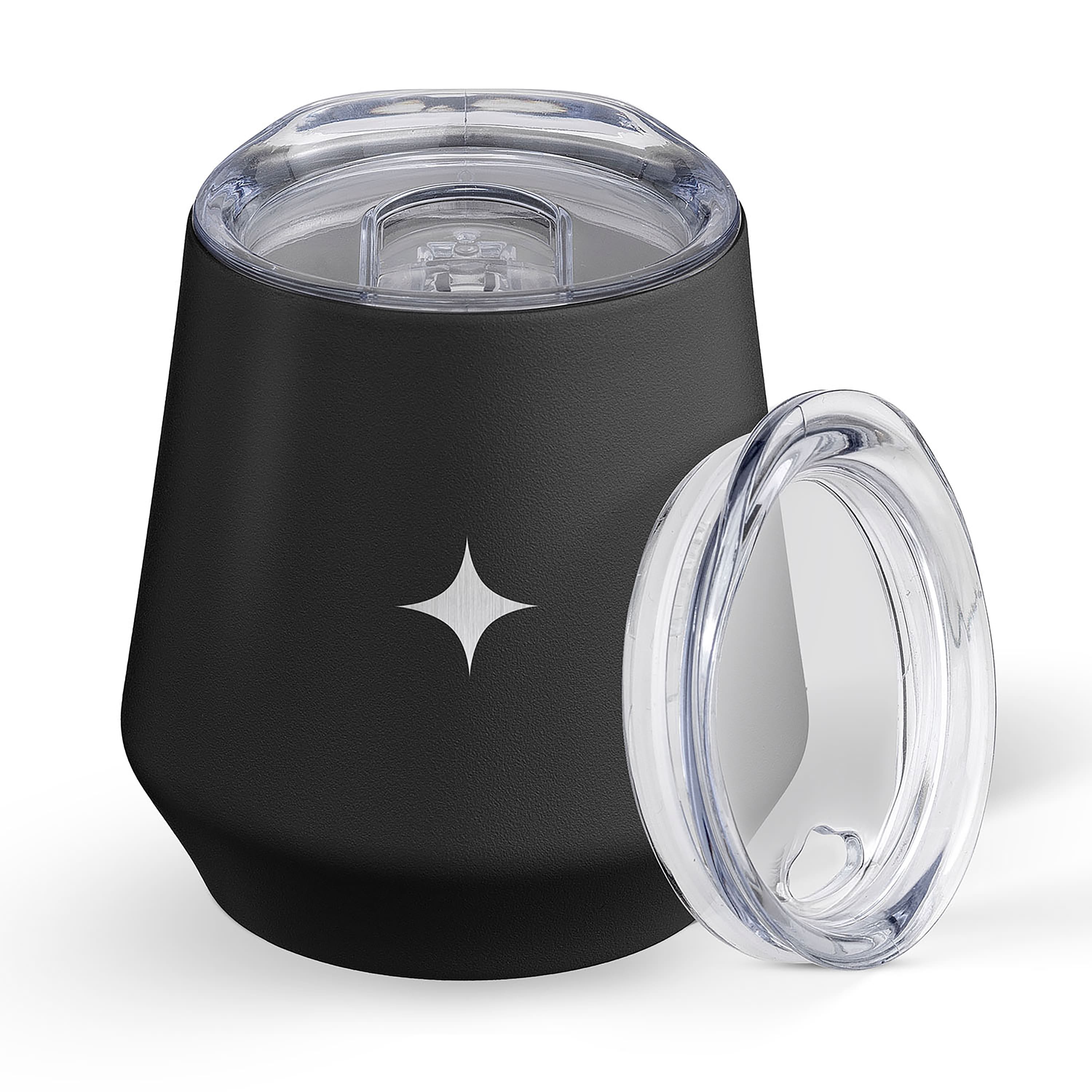 JoyJolt® 12oz. Vacuum Insulated Stemless Wine Tumbler with Lid