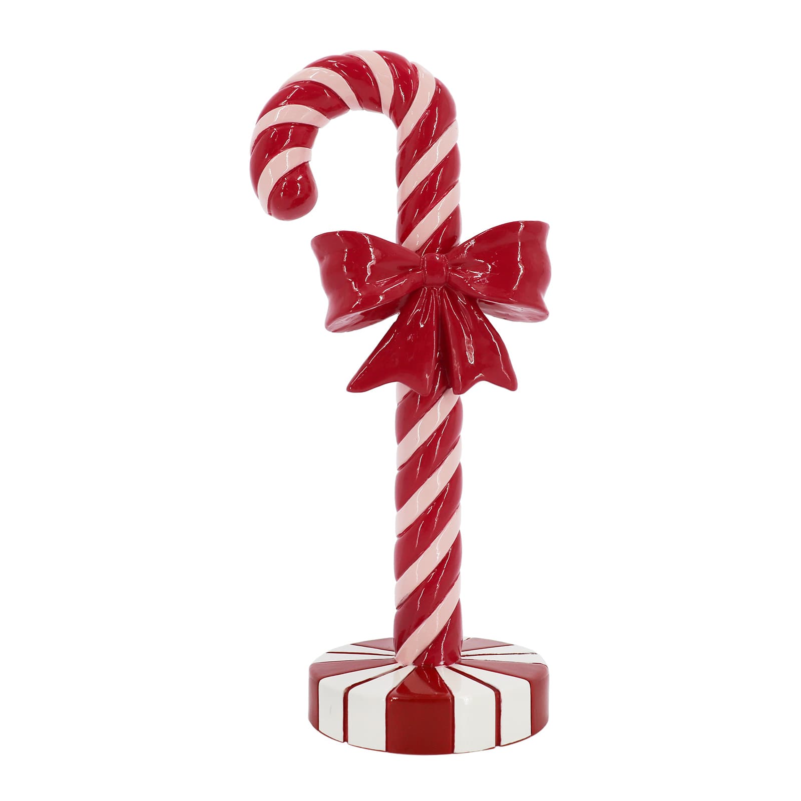 8&#x22; Candy Cane with Bow Tabletop D&#xE9;cor by Ashland&#xAE;
