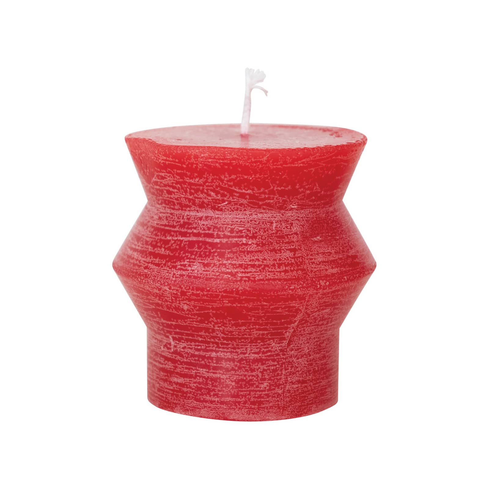 Hello Honey&#xAE; 3&#x22; Red Unscented Totem Pillar Candle