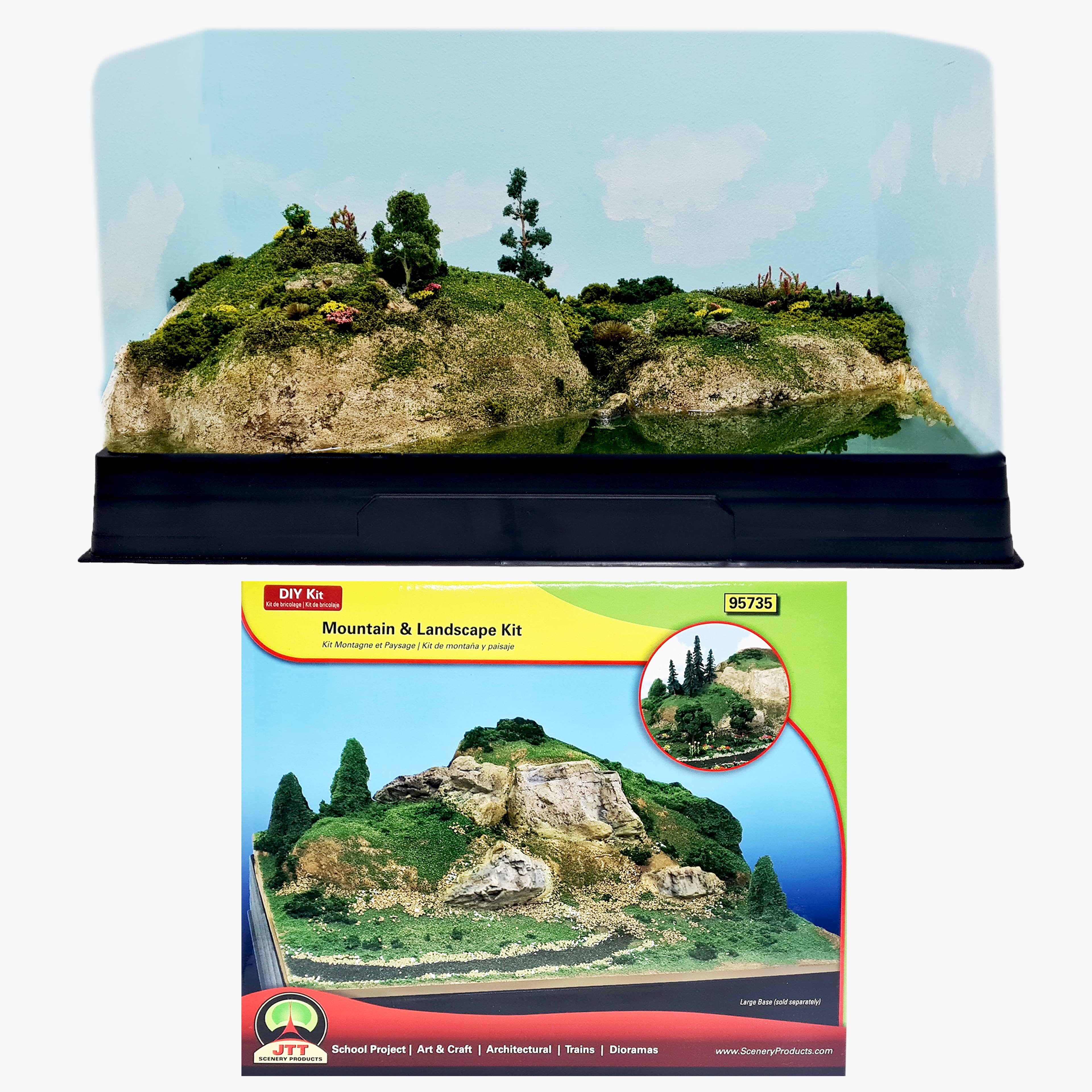 Woodland Scenics Diorama Kit, Mountain for sale online