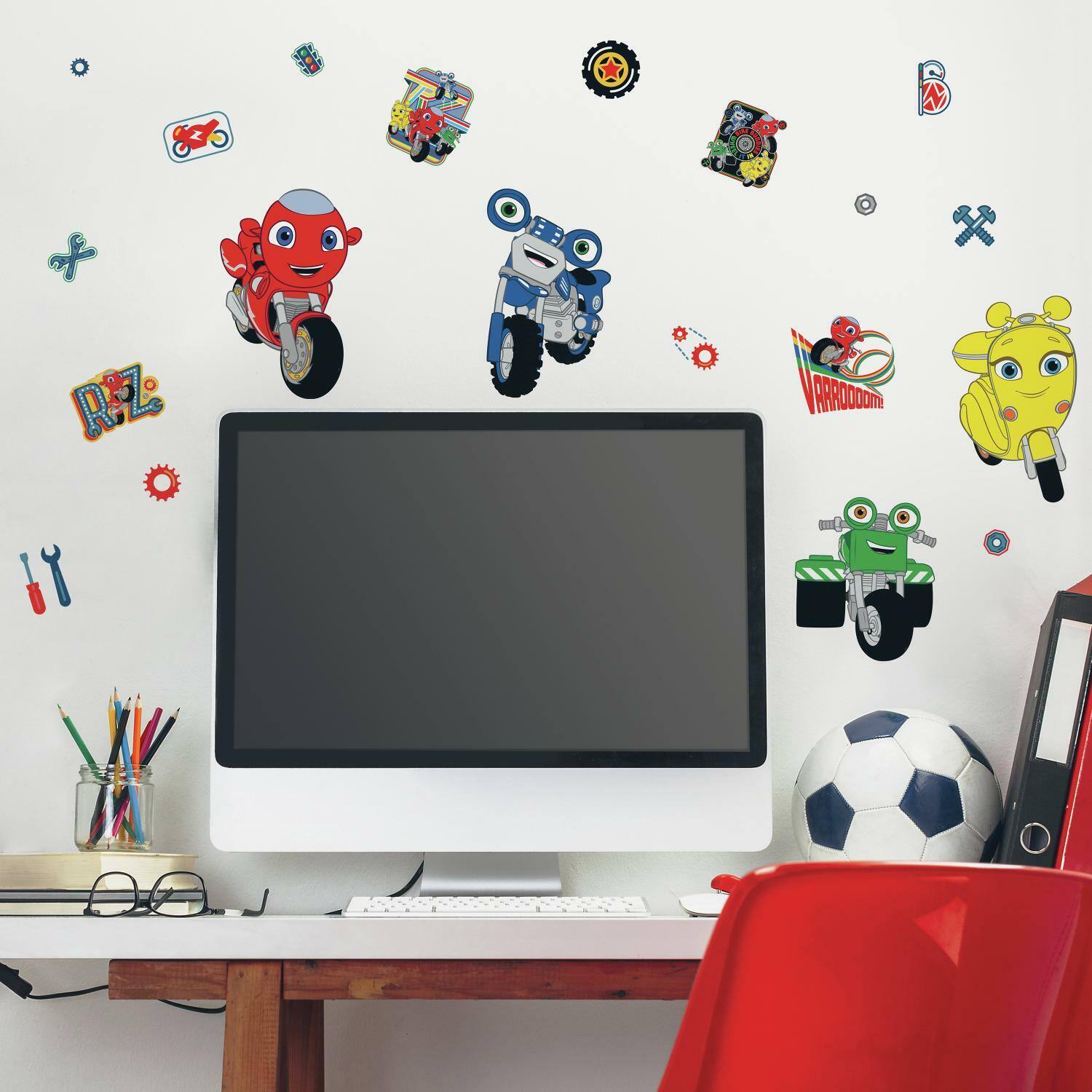 RoomMates Ricky Zoom Peel &#x26; Stick Wall Decals