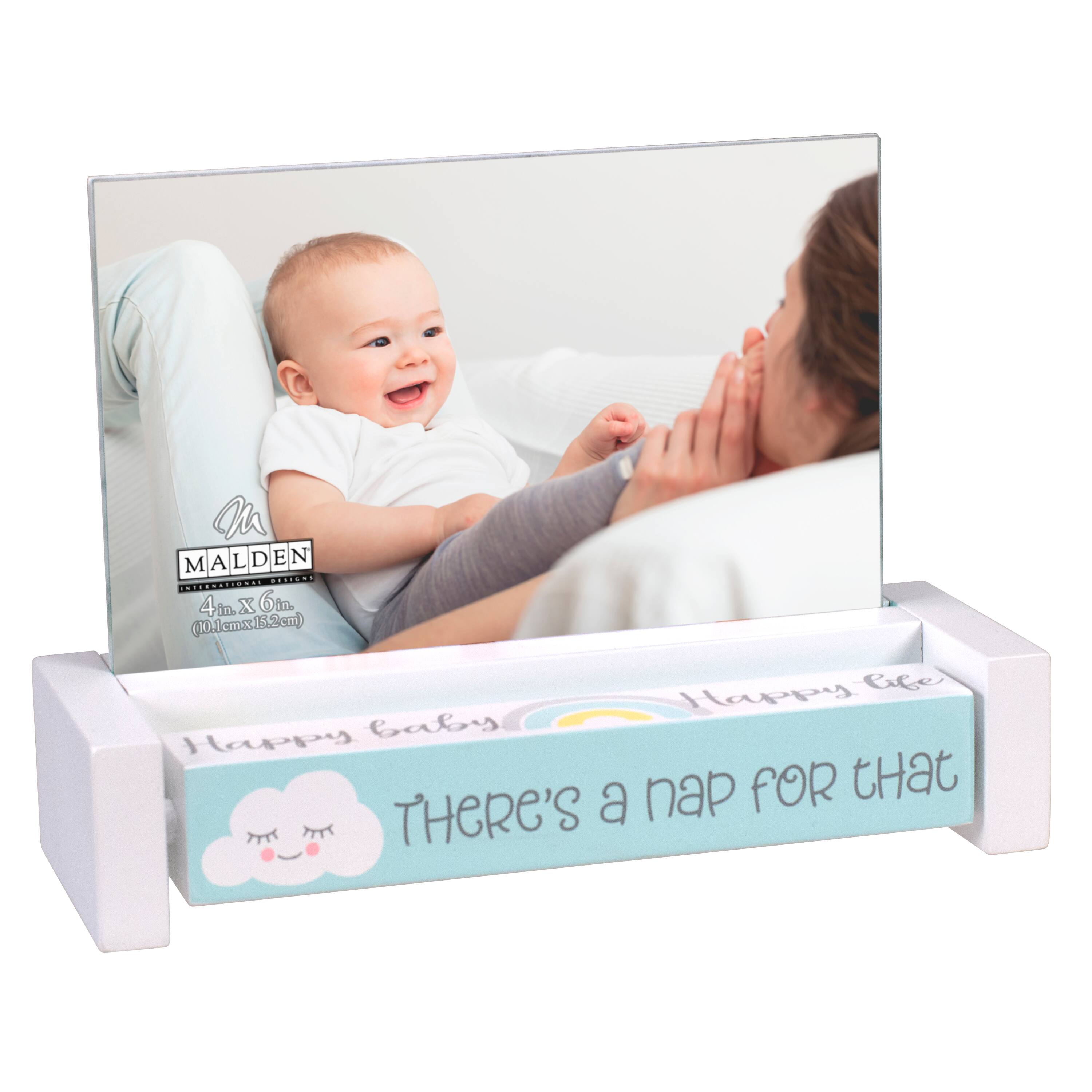 Malden International Designs Baby 4" x 6" Spin Quote Frame