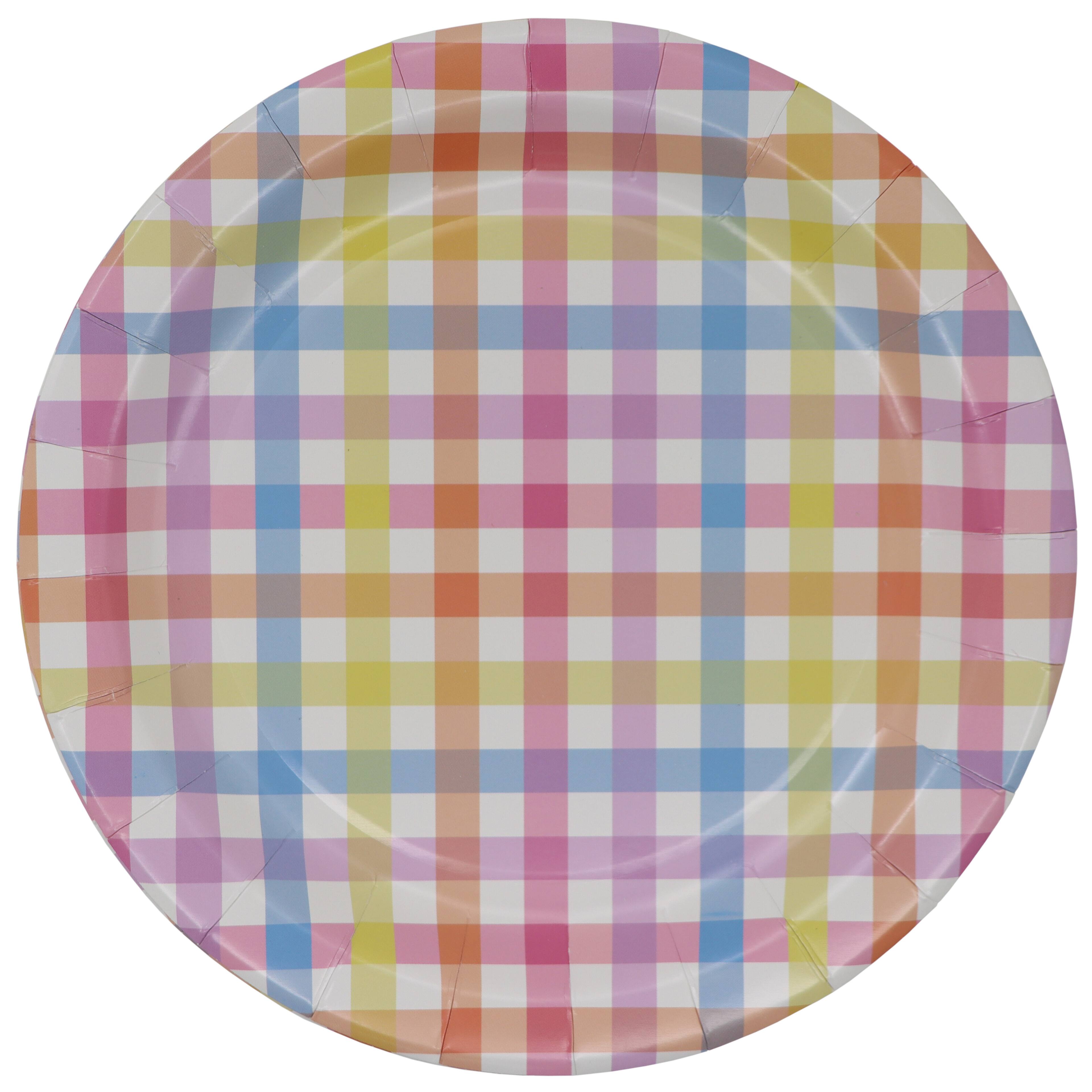 9&#x22; Plaid Paper Plates, 12ct. by Ashland&#xAE;