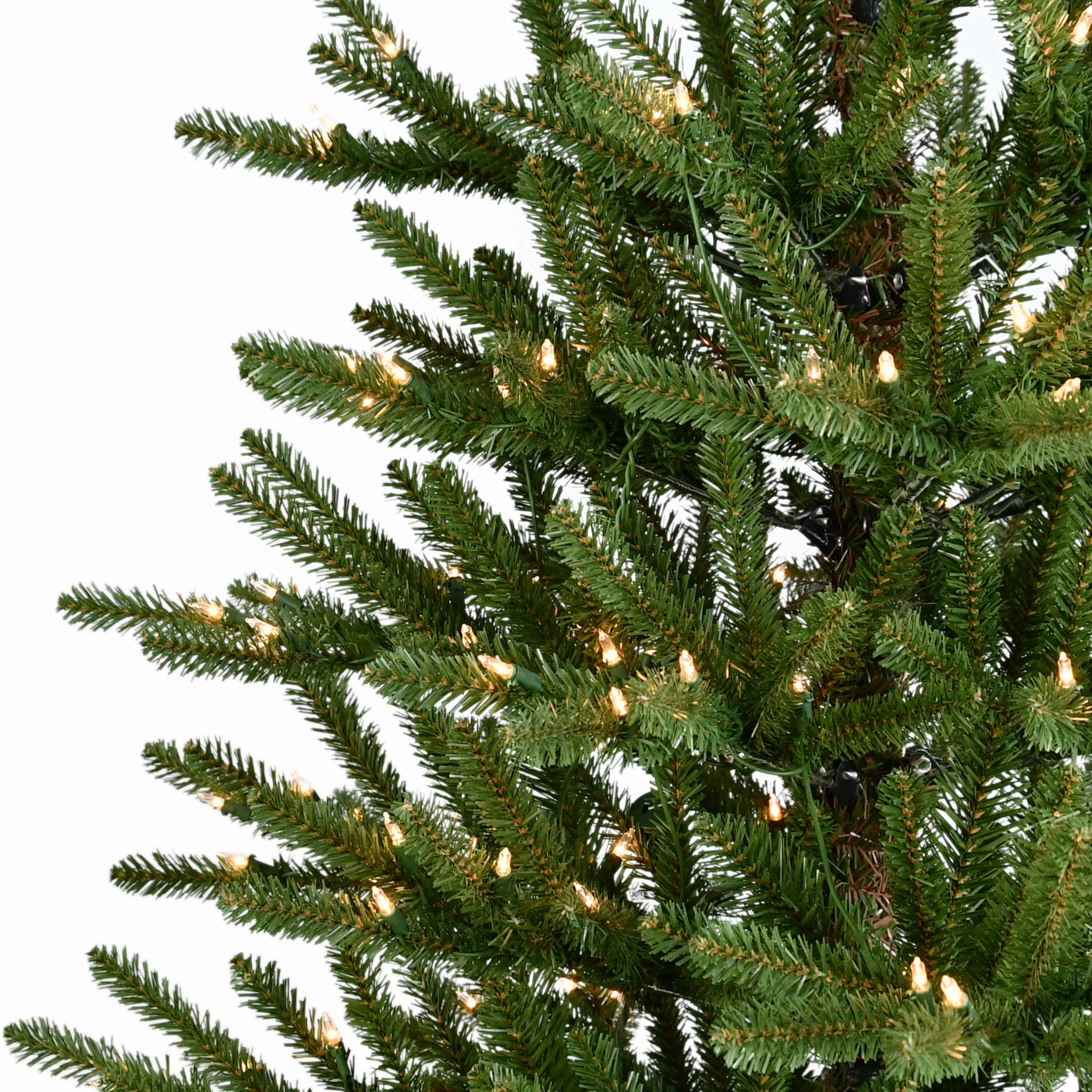 7.5ft. Pre-Lit Mountain View Spruce Artificial Christmas Tree
