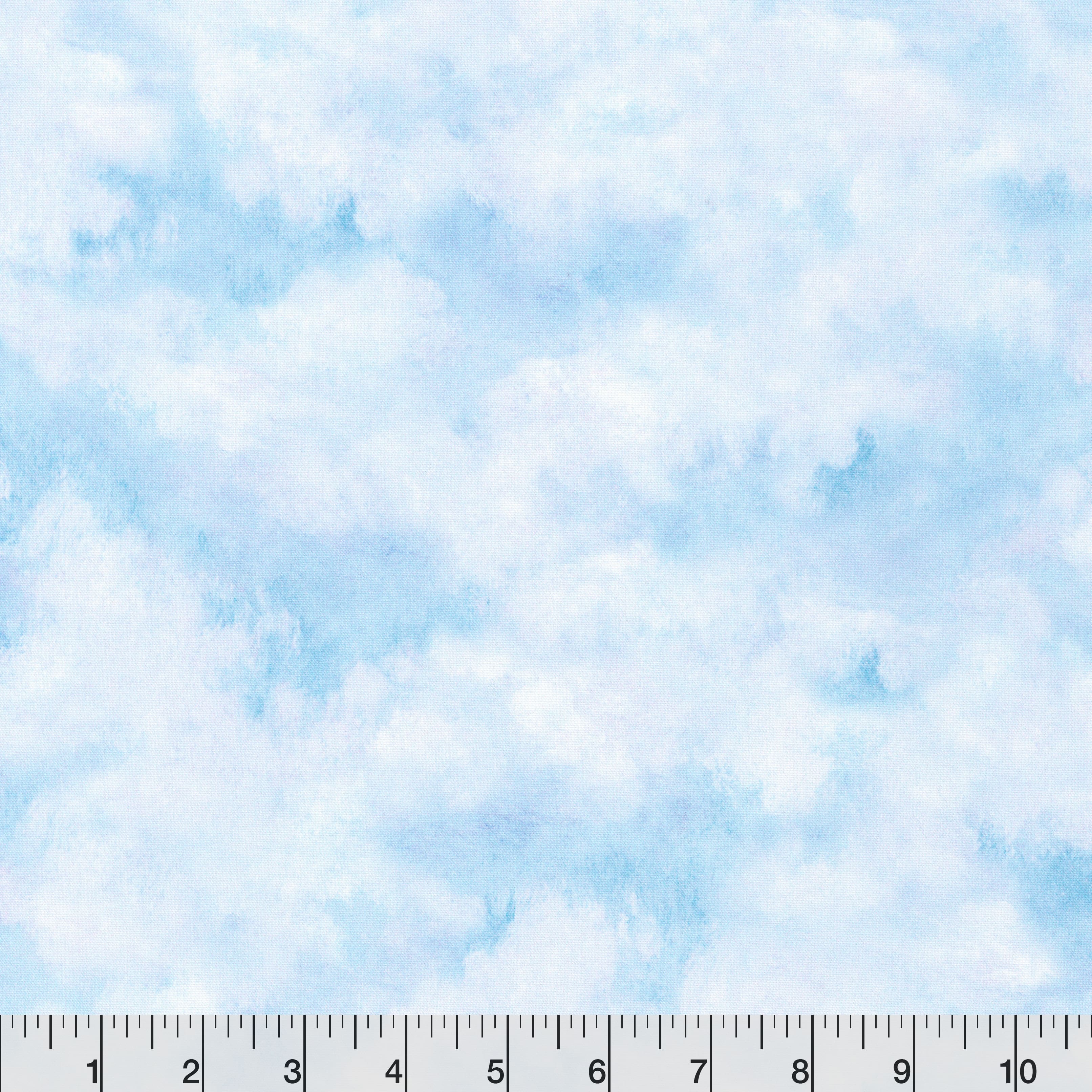 Robert Kaufman Sky Blue Brush Strokes Cotton Fabric