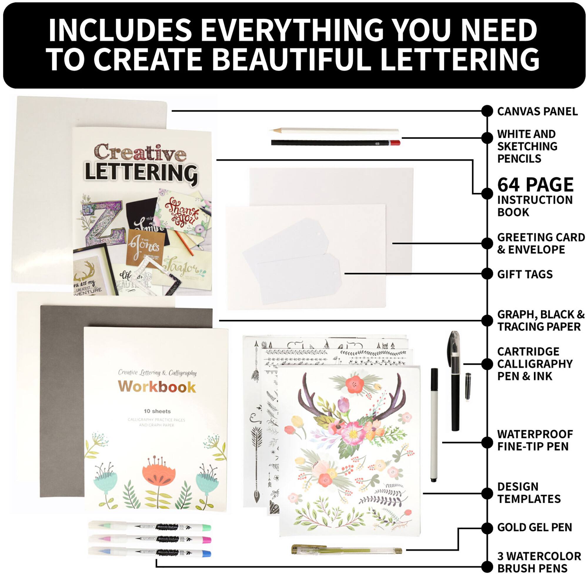 SpiceBox Introduction to Creative Lettering Kit