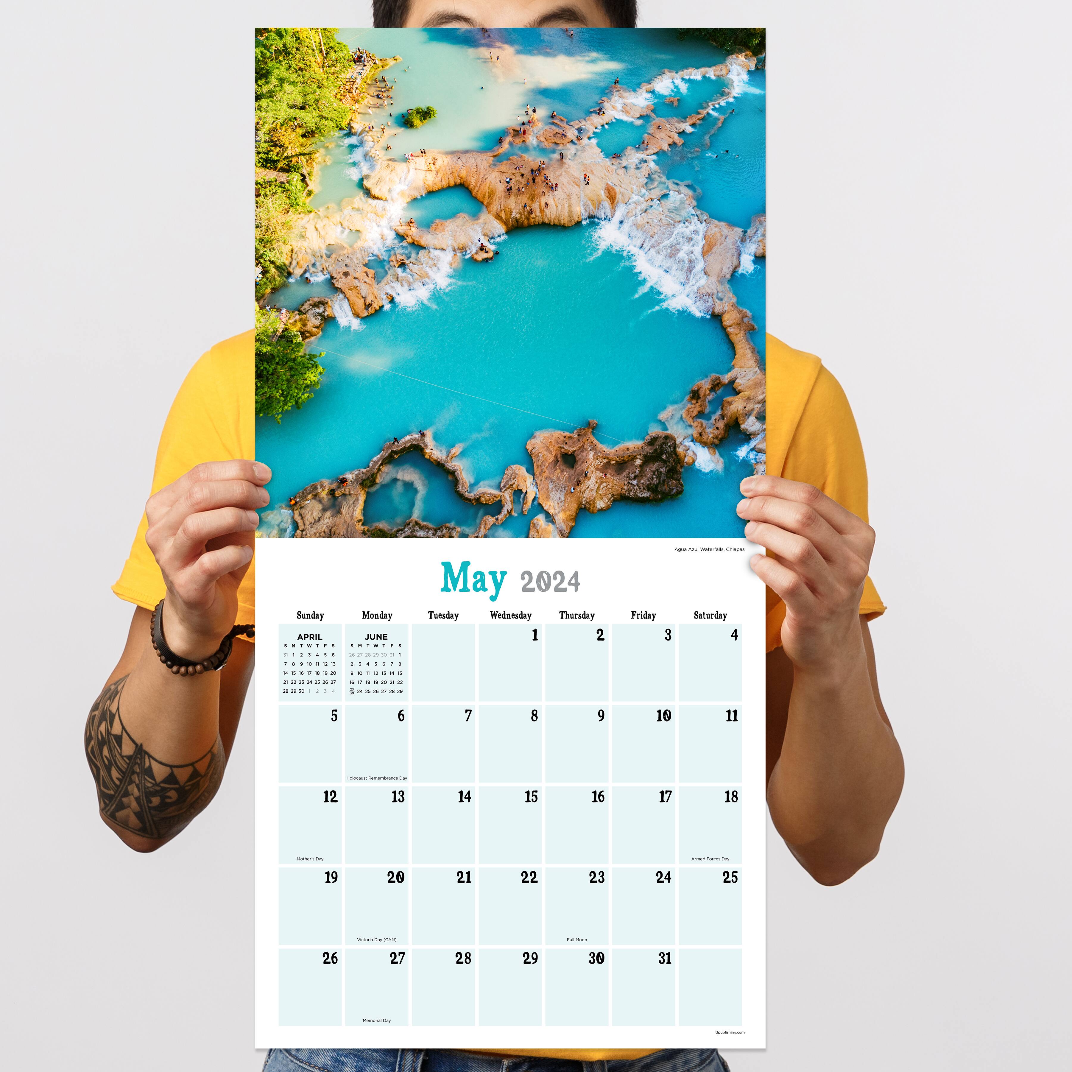 TF Publishing Mexico Wall Calendar