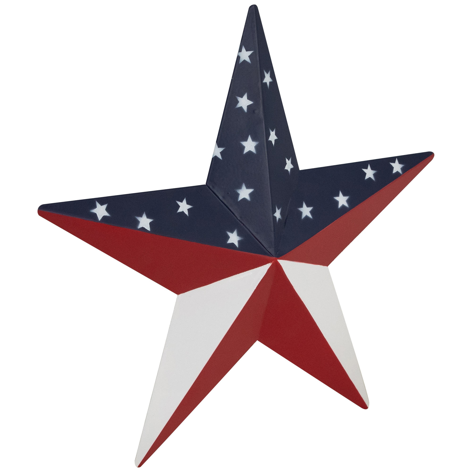 15" Patriotic Star Metal Wall Decoration