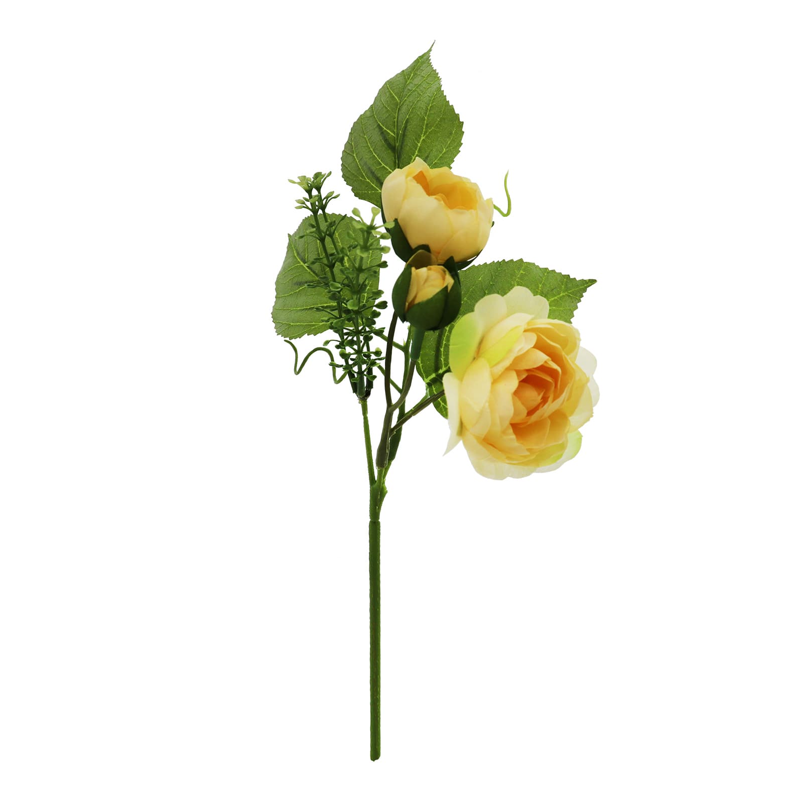 9.5&#x22; Yellow Mini Ranunculus Pick by Ashland&#xAE;