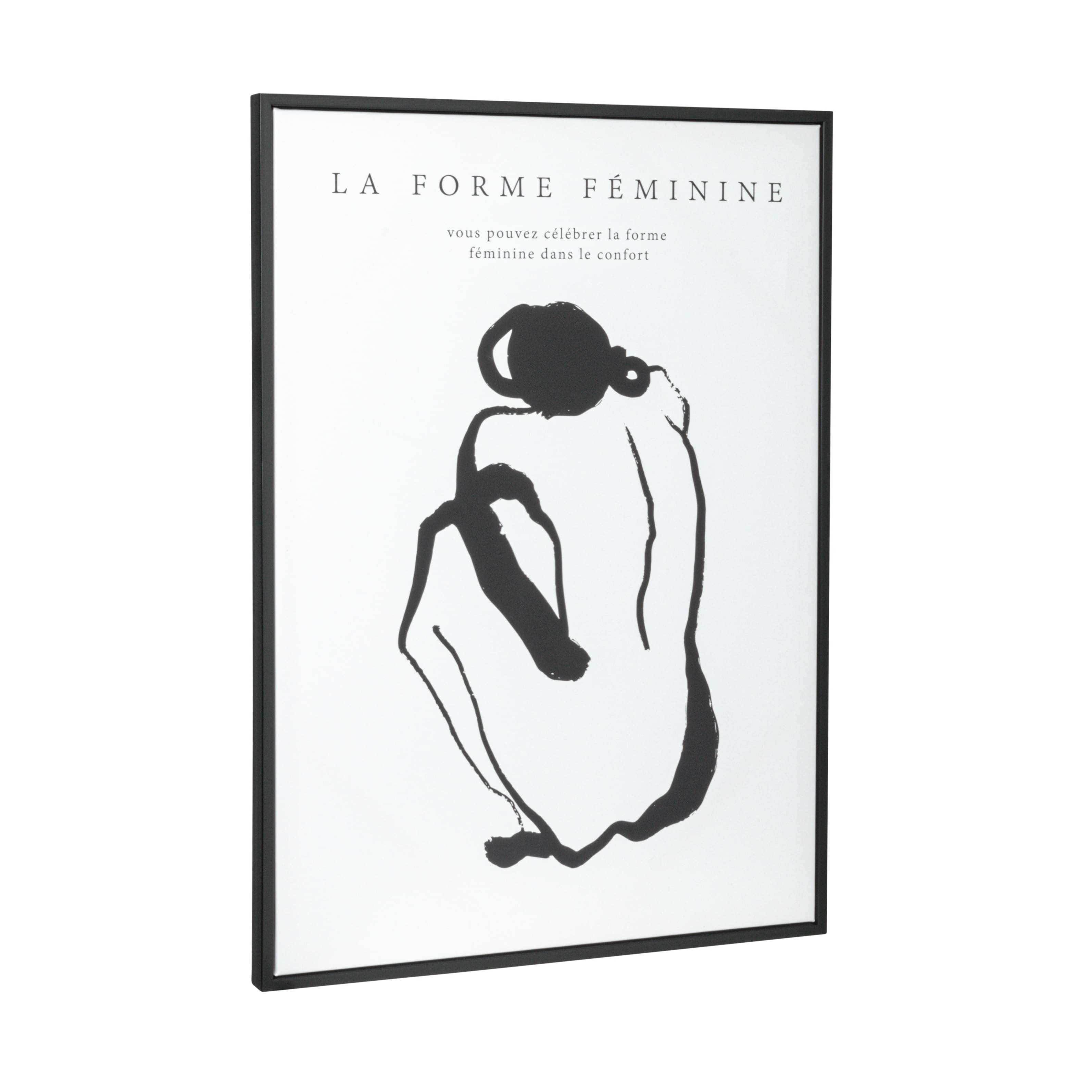 Hello Honey&#xAE; La Forme Feminine Canvas Framed Wall D&#xE9;cor