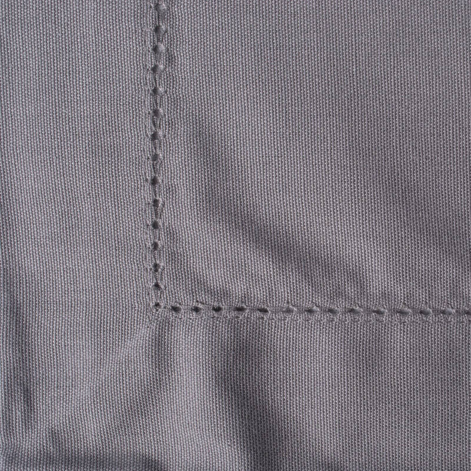 Gray Hemstitch Table Runner 14" x 72"