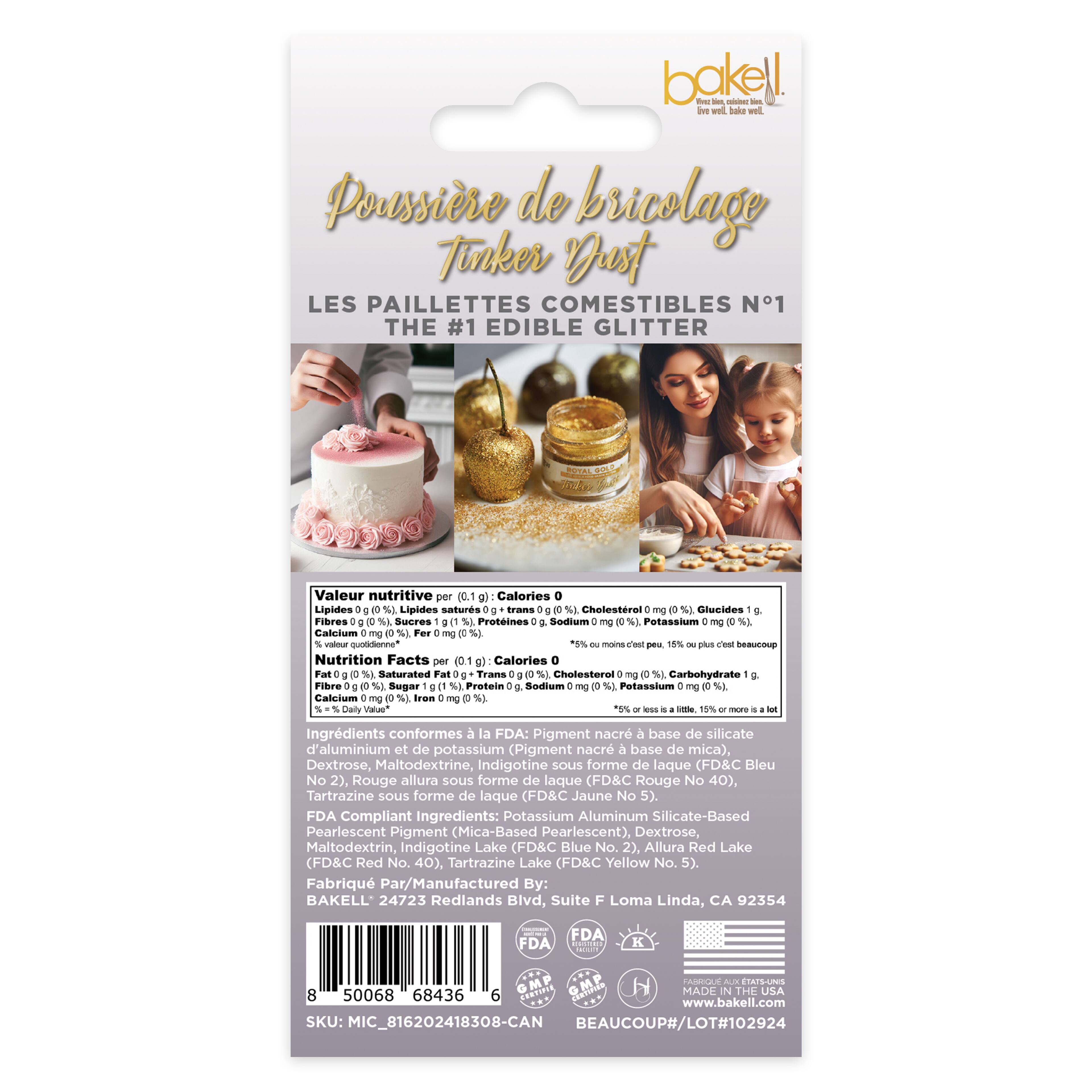 Bakell® Tinker Dust Edible Glitter