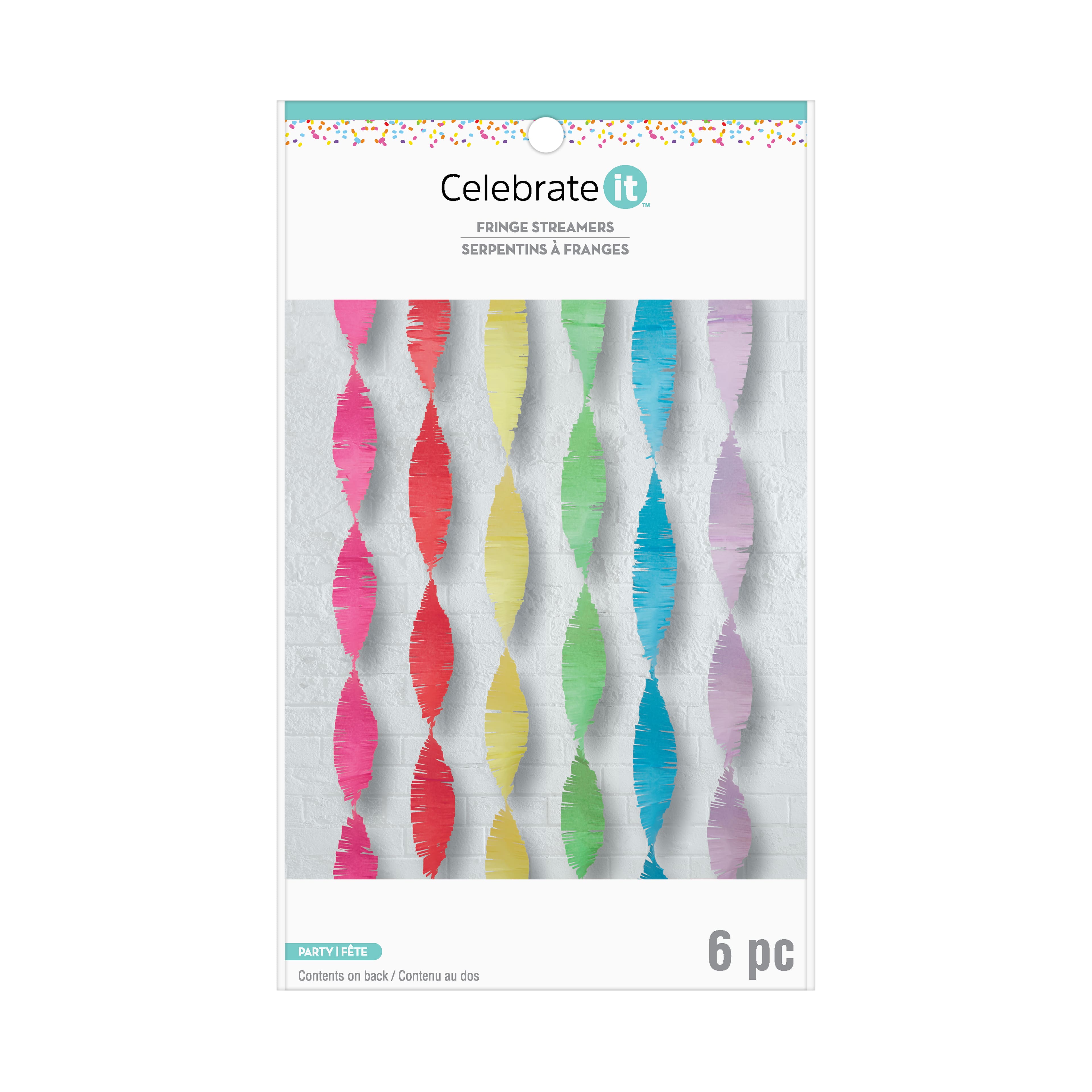 Celebrate It Fringe Streamers - 4 x 96 in