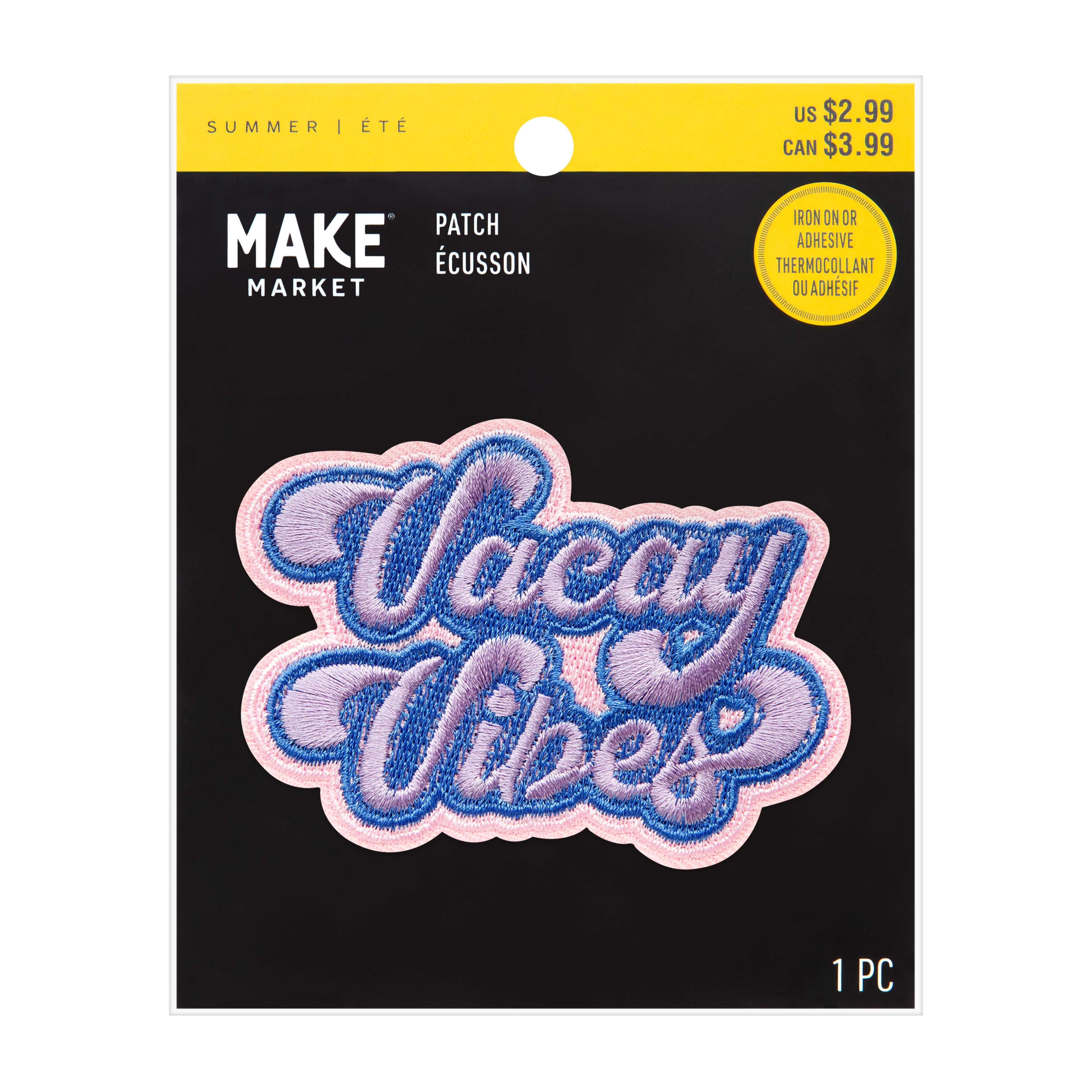 Summer Vacay Vibes Iron On &#x26; Adhesive Patch by Make Market&#xAE;