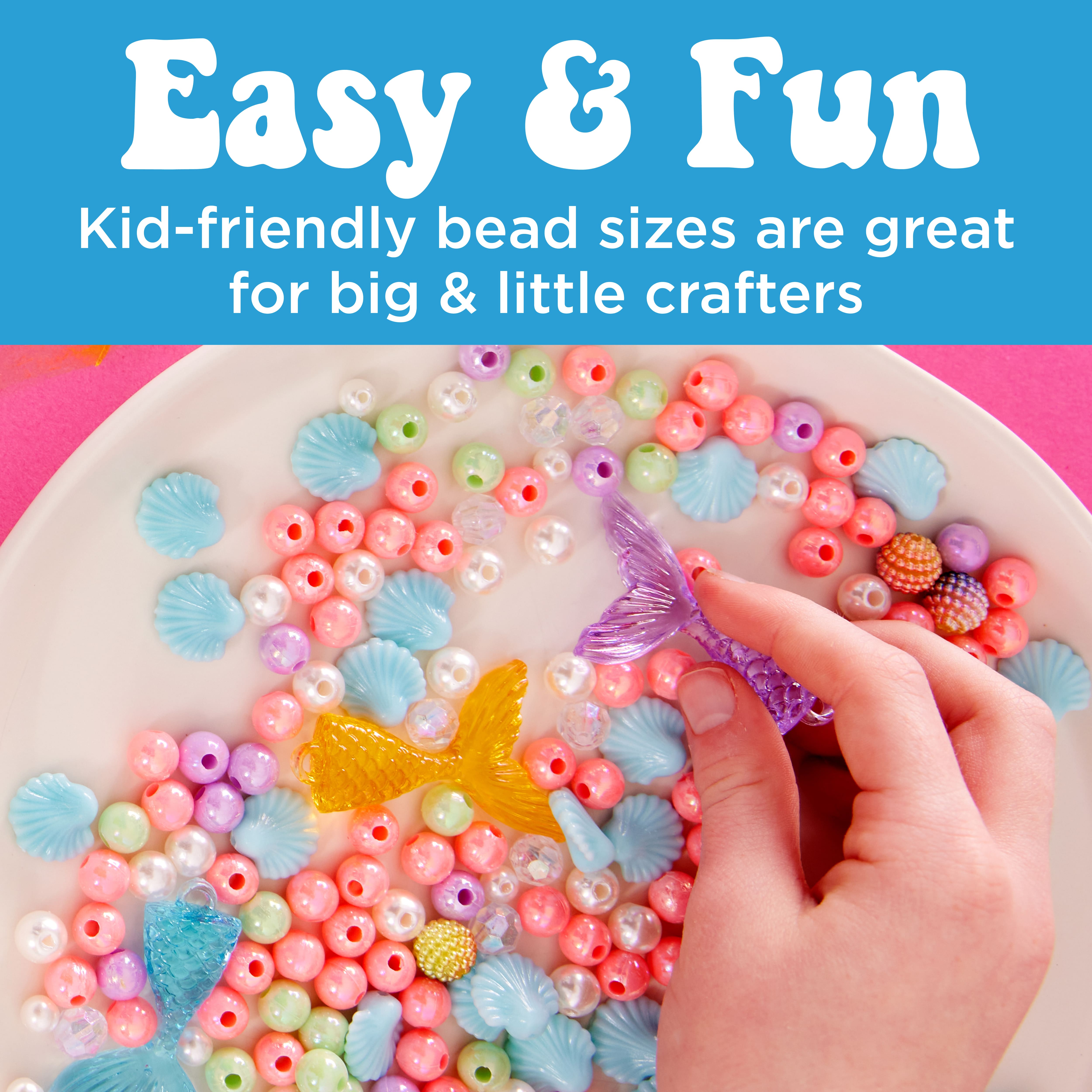 Creativity for Kids&#xAE; Mermaid Bead Jewelry Jar