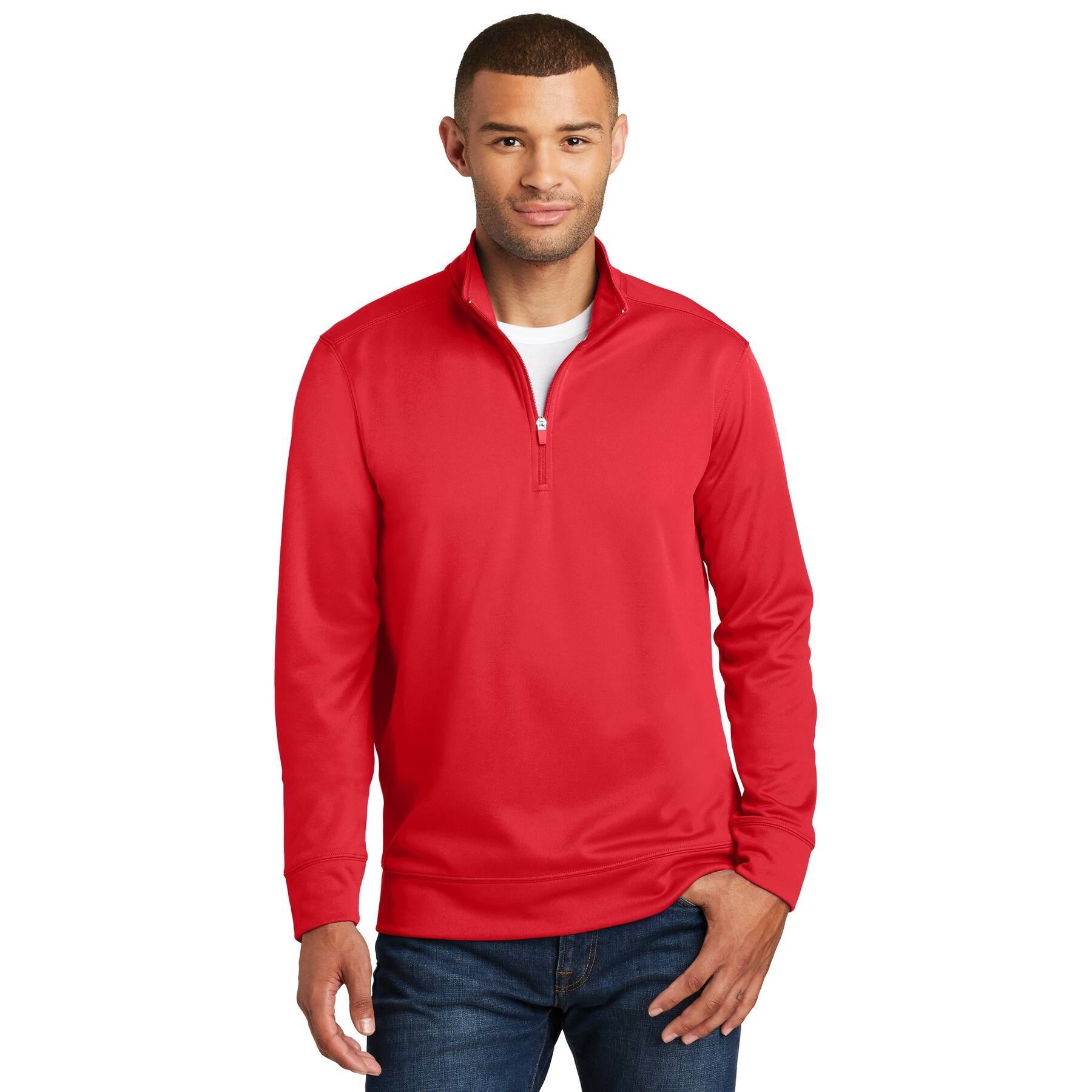 Port & Company® Performance Fleece 1/4-Zip Pullover Sweatshirt 