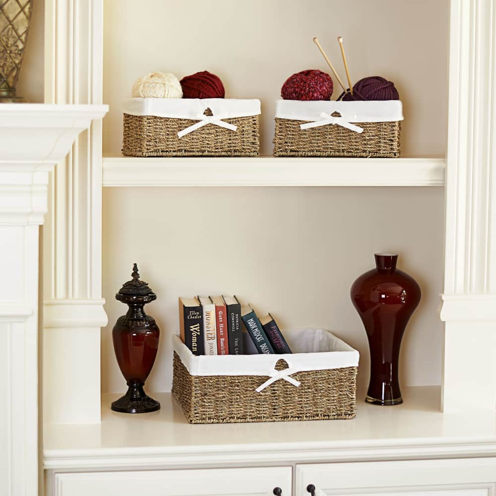 Household Essentials Wicker Basket Set