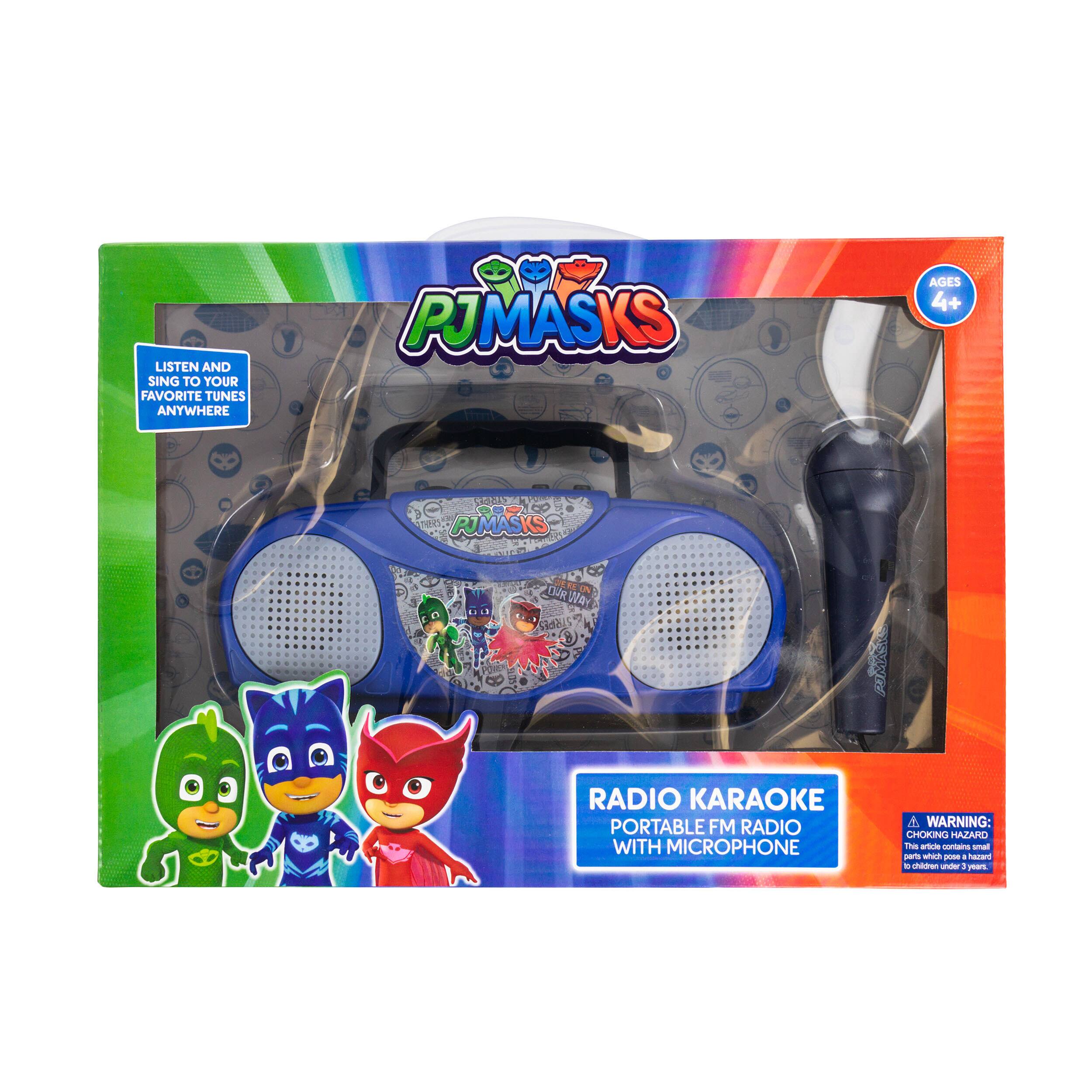 PJ Masks Portable Karaoke Radio with Microphone