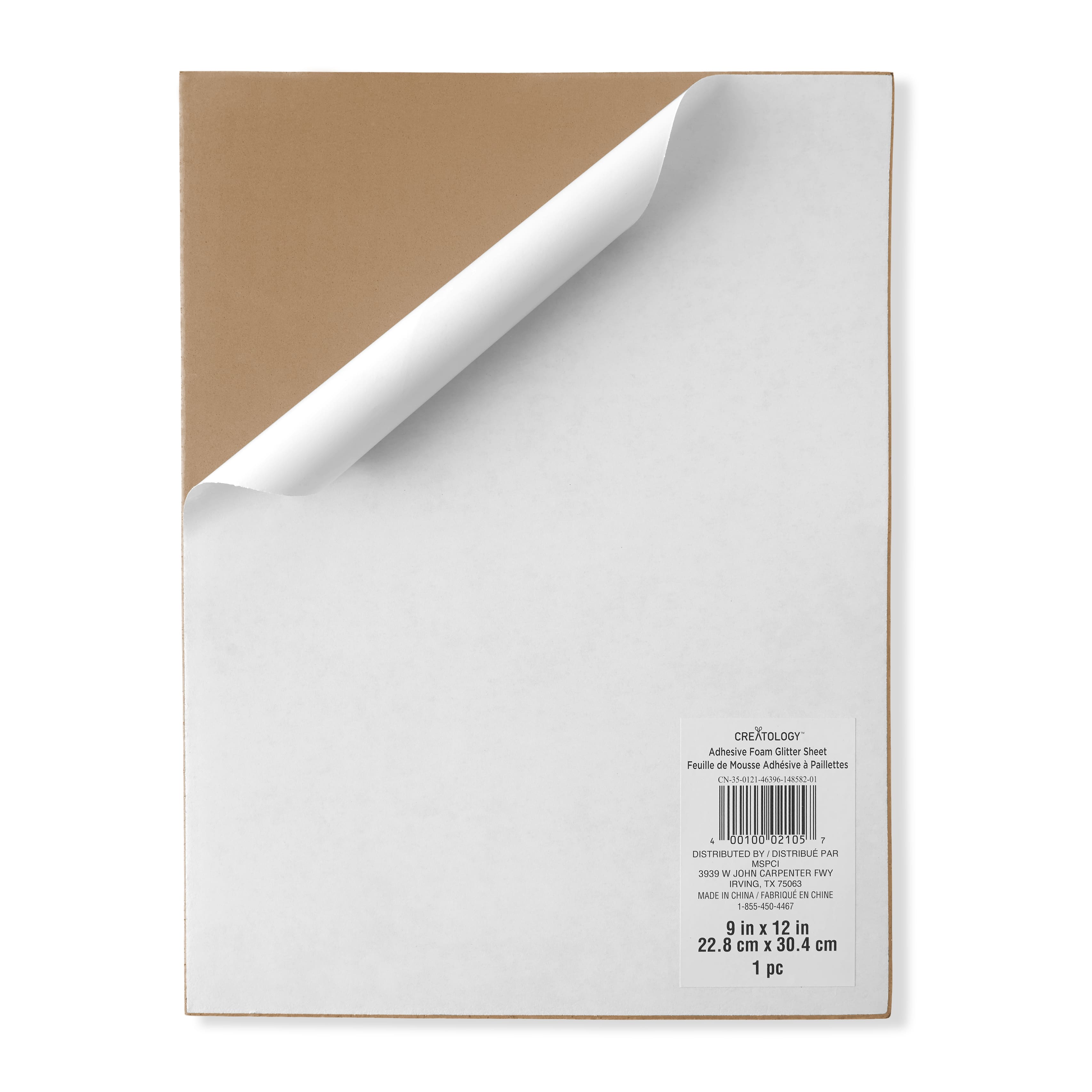 24 Pack: 9" x 12" Glitter Foam Sheet by Creatology™